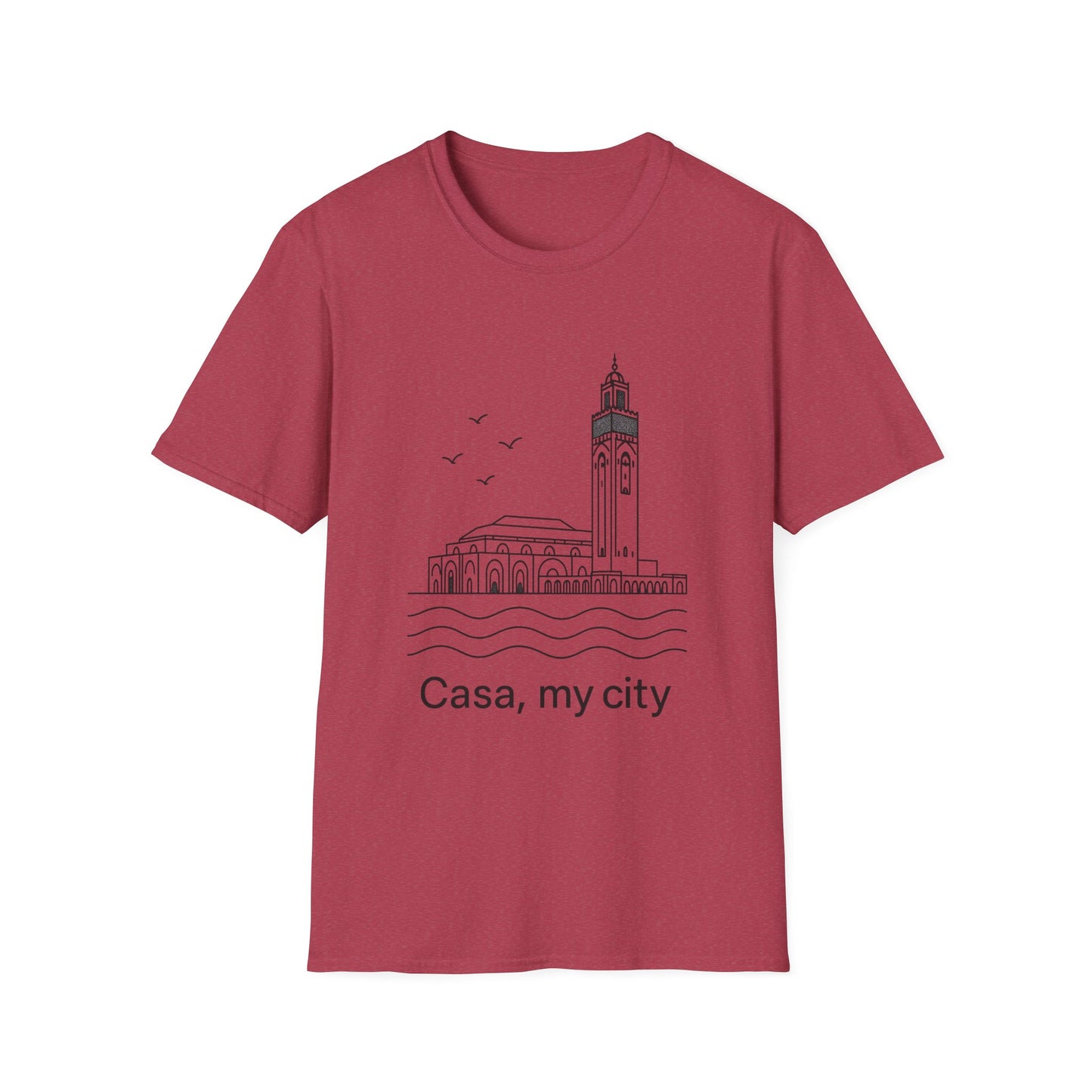 Casa My City Unisex Softstyle T-Shirt, Casual Tee, Gift for City Lovers, Urban Wear, Travel Souvenir, Home Décor Apparel