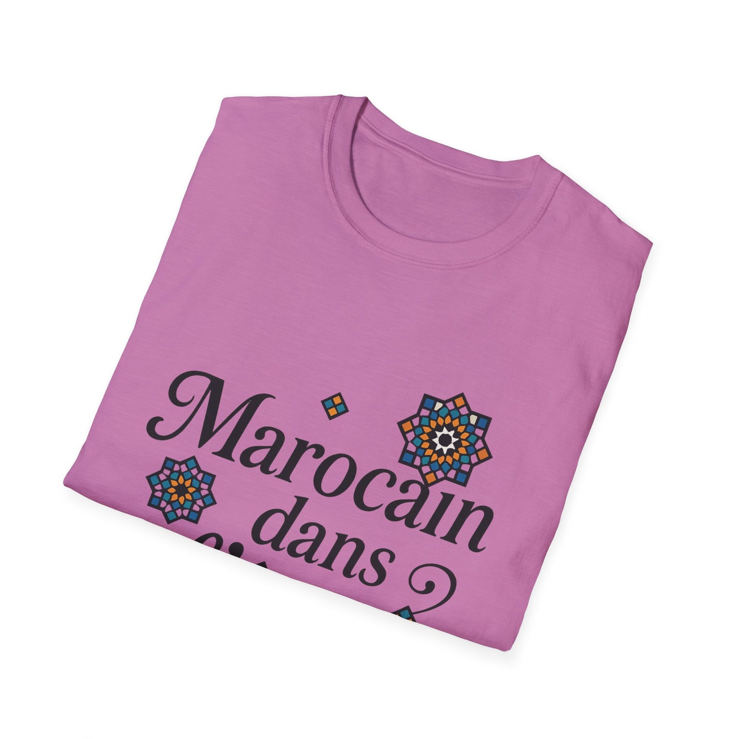 Moroccan Slogan Zellige Unisex T-Shirt