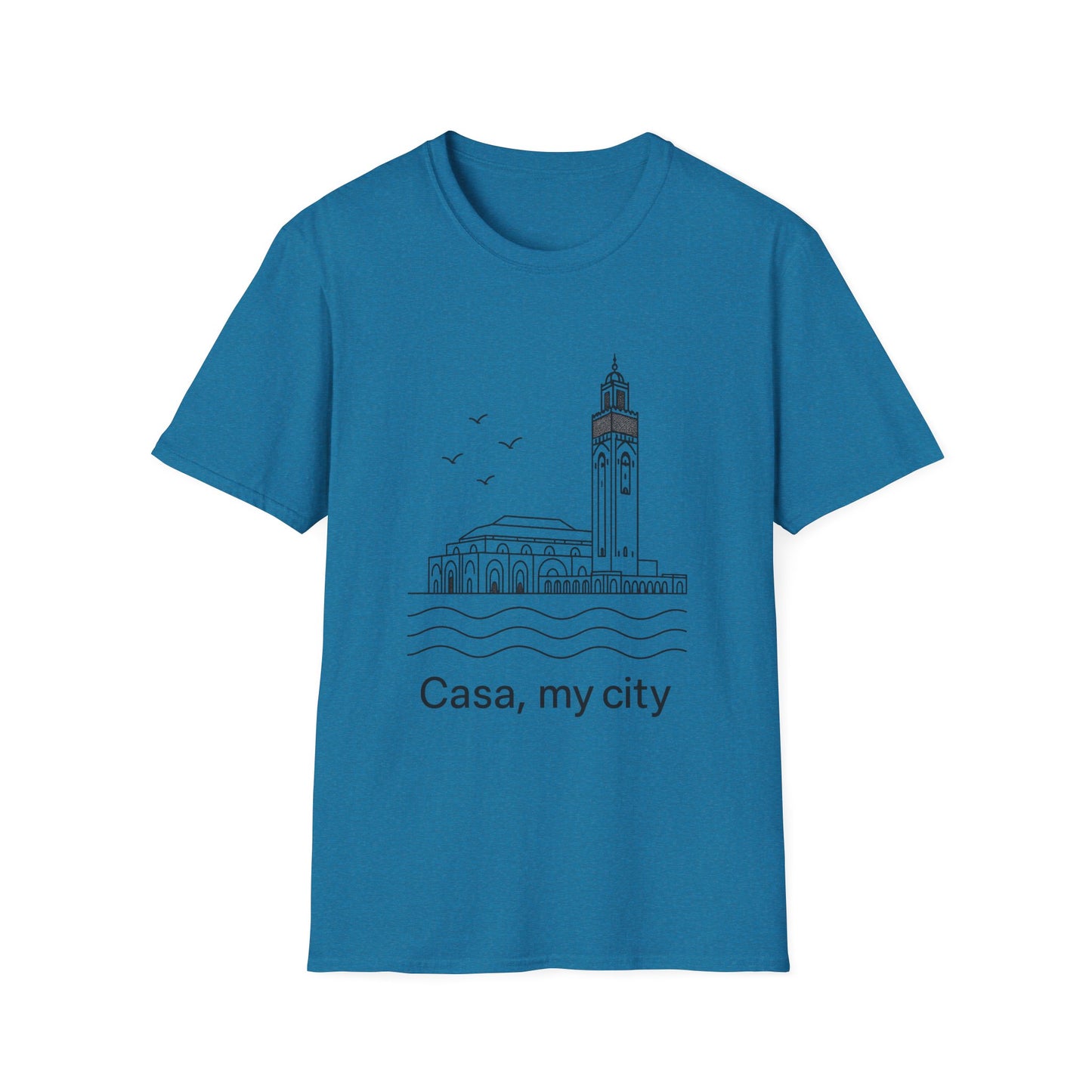 Casa My City Unisex Softstyle T-Shirt, Casual Tee, Gift for City Lovers, Urban Wear, Travel Souvenir, Home Décor Apparel