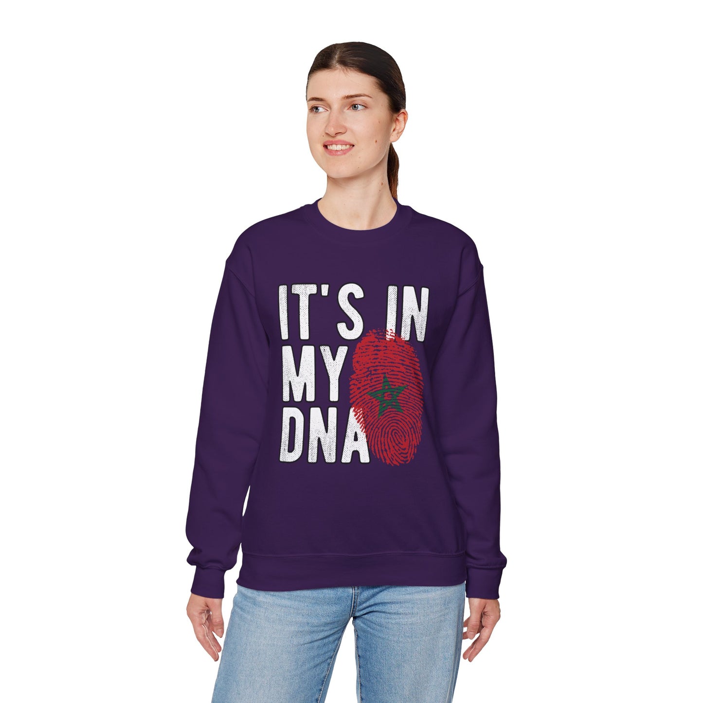 Genetic Legacy Crewneck Sweatshirt - Cozy DNA Print Sweatshirt, Gift for Science Lovers, Family Reunion, Biology Enthusiasts