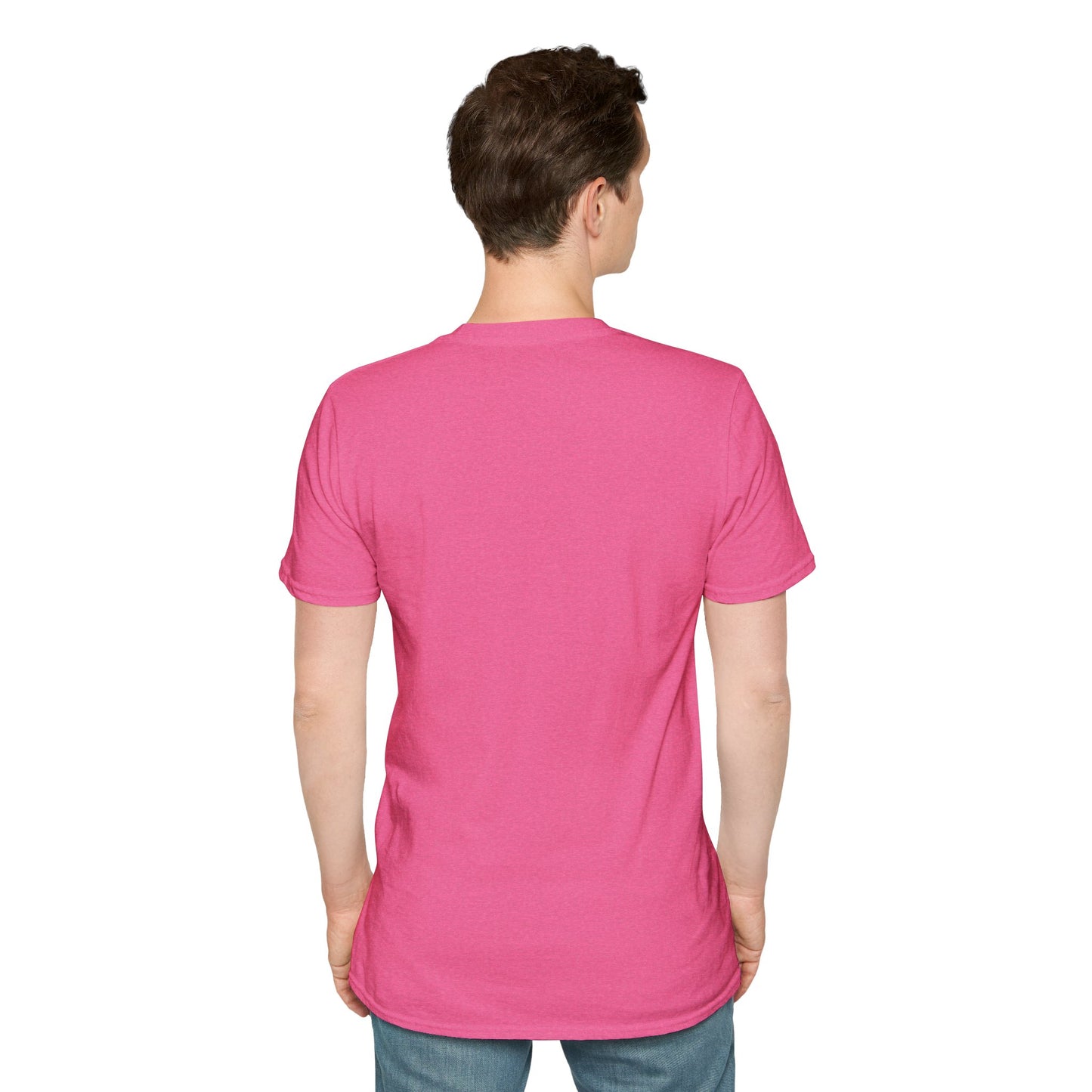 Heart Design Unisex Softstyle T-Shirt, Cute Gift for Couples, Valentine's Day, Casual Wear, Love Theme, Soft Cotton Tee