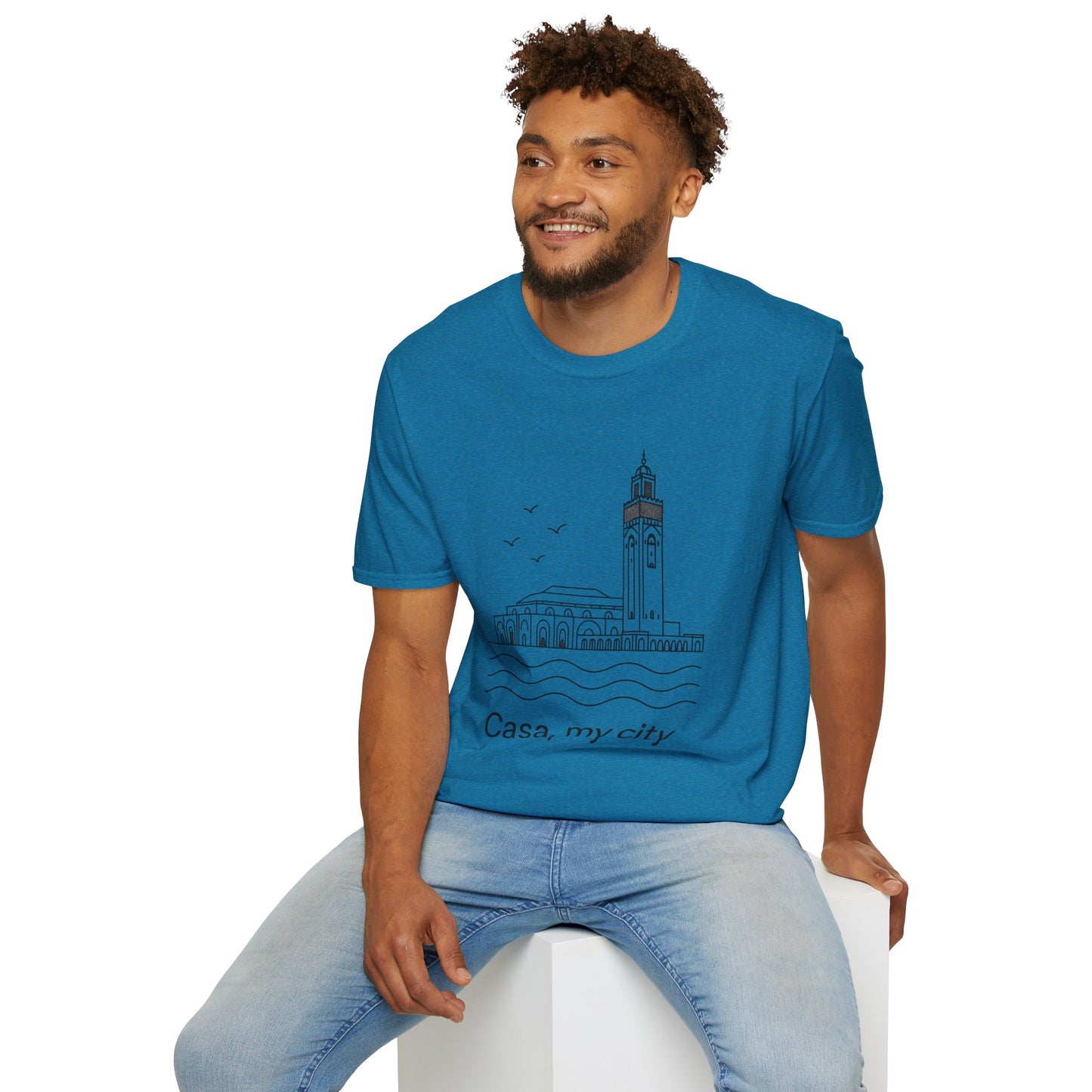 Casa My City Unisex Softstyle T-Shirt, Casual Tee, Gift for City Lovers, Urban Wear, Travel Souvenir, Home Décor Apparel
