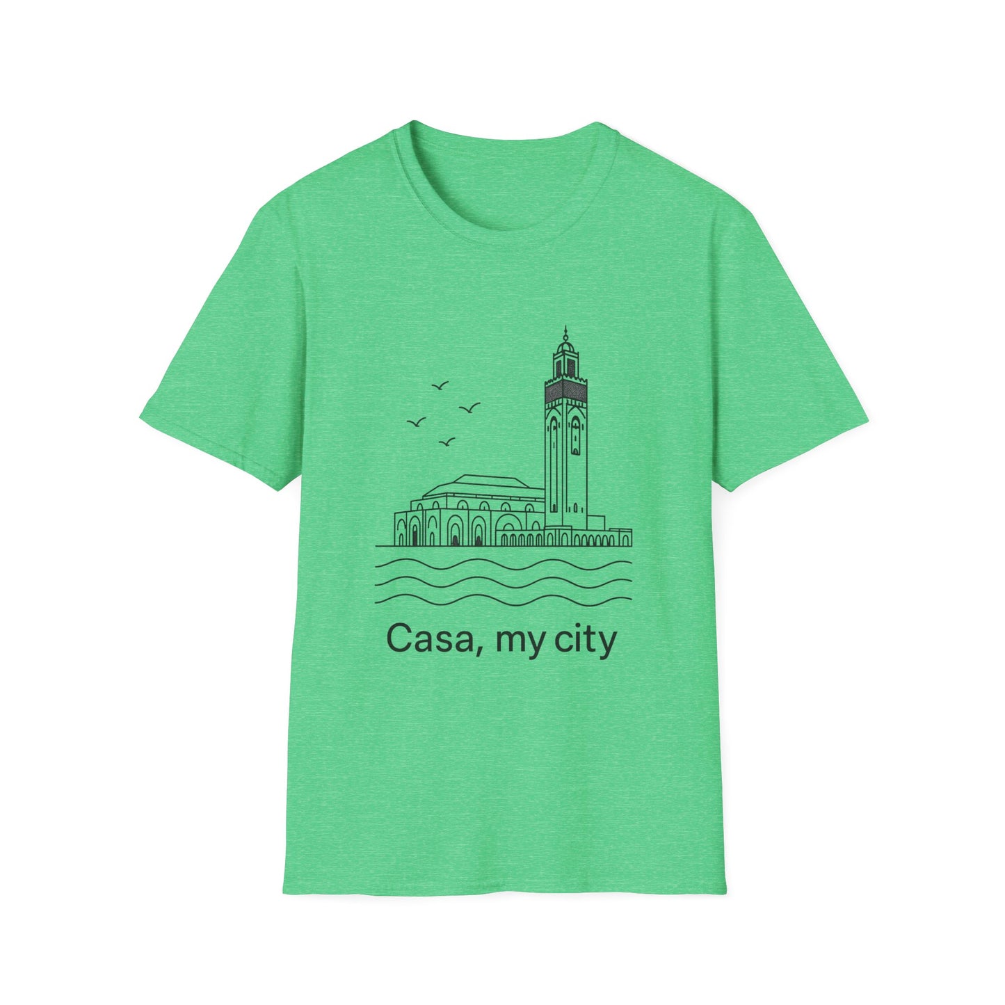 Casa My City Unisex Softstyle T-Shirt, Casual Tee, Gift for City Lovers, Urban Wear, Travel Souvenir, Home Décor Apparel