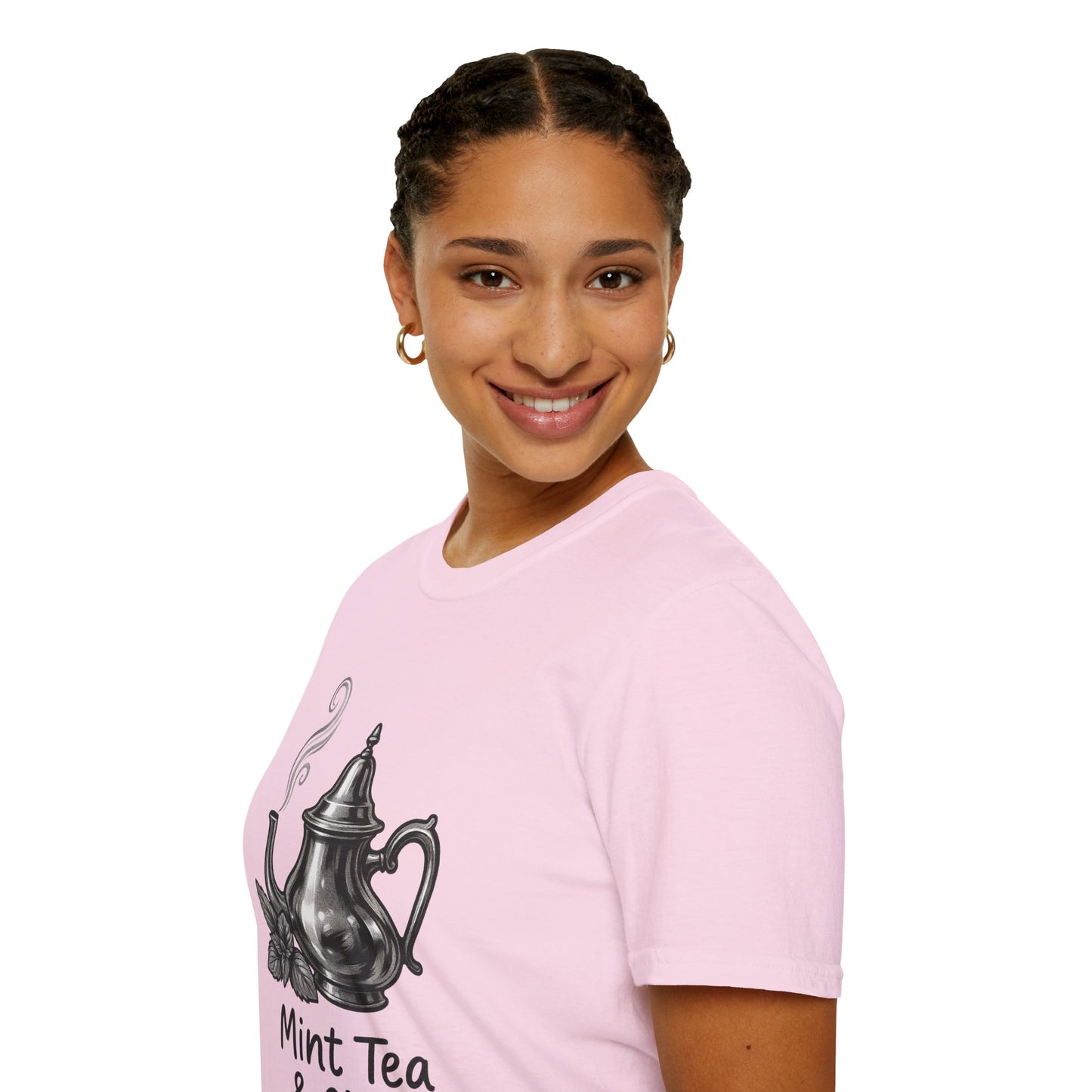 Mint Tea & Chill Unisex T-Shirt, Cozy Tee, Perfect Gift for Tea Lovers, Casual Wear, Relaxation