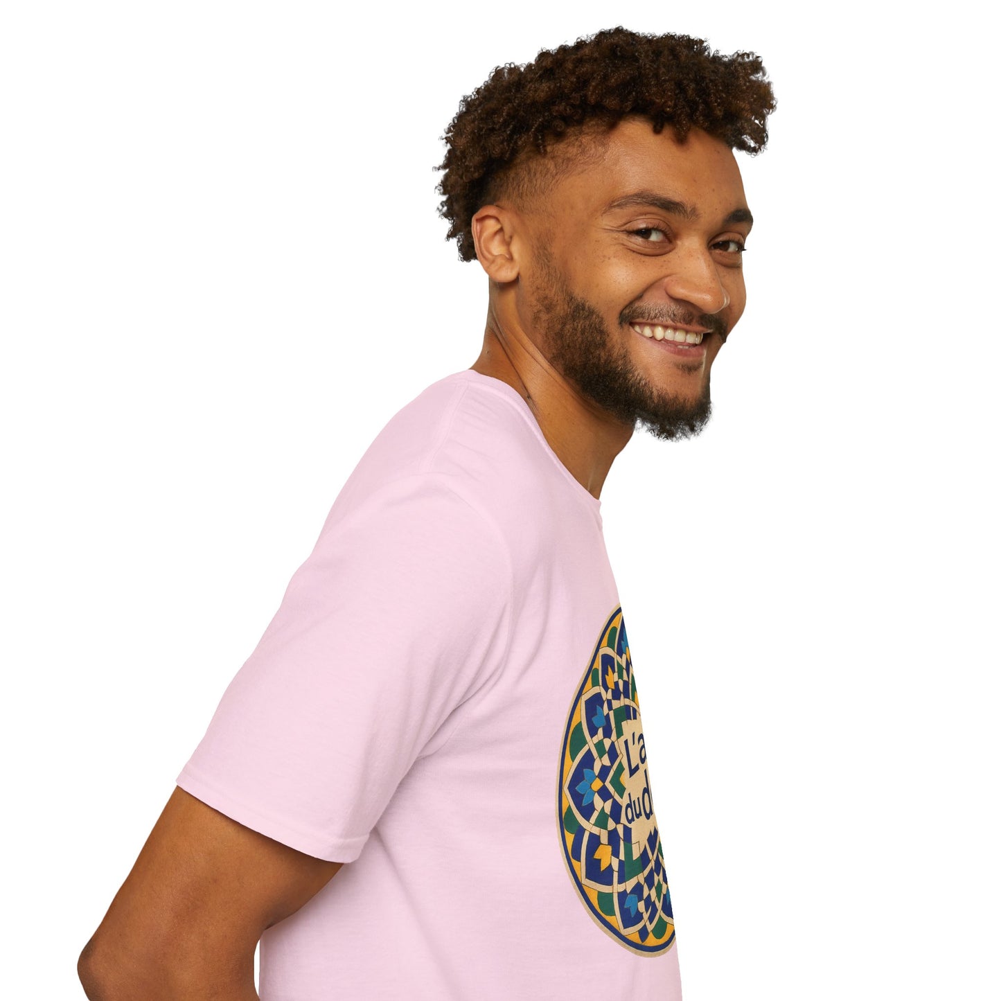Artistic Detail Unisex T-Shirt, Mandala Tee, Boho Style Shirt, Relaxed Fit Top, Gift for Art Lovers, Casual Wear