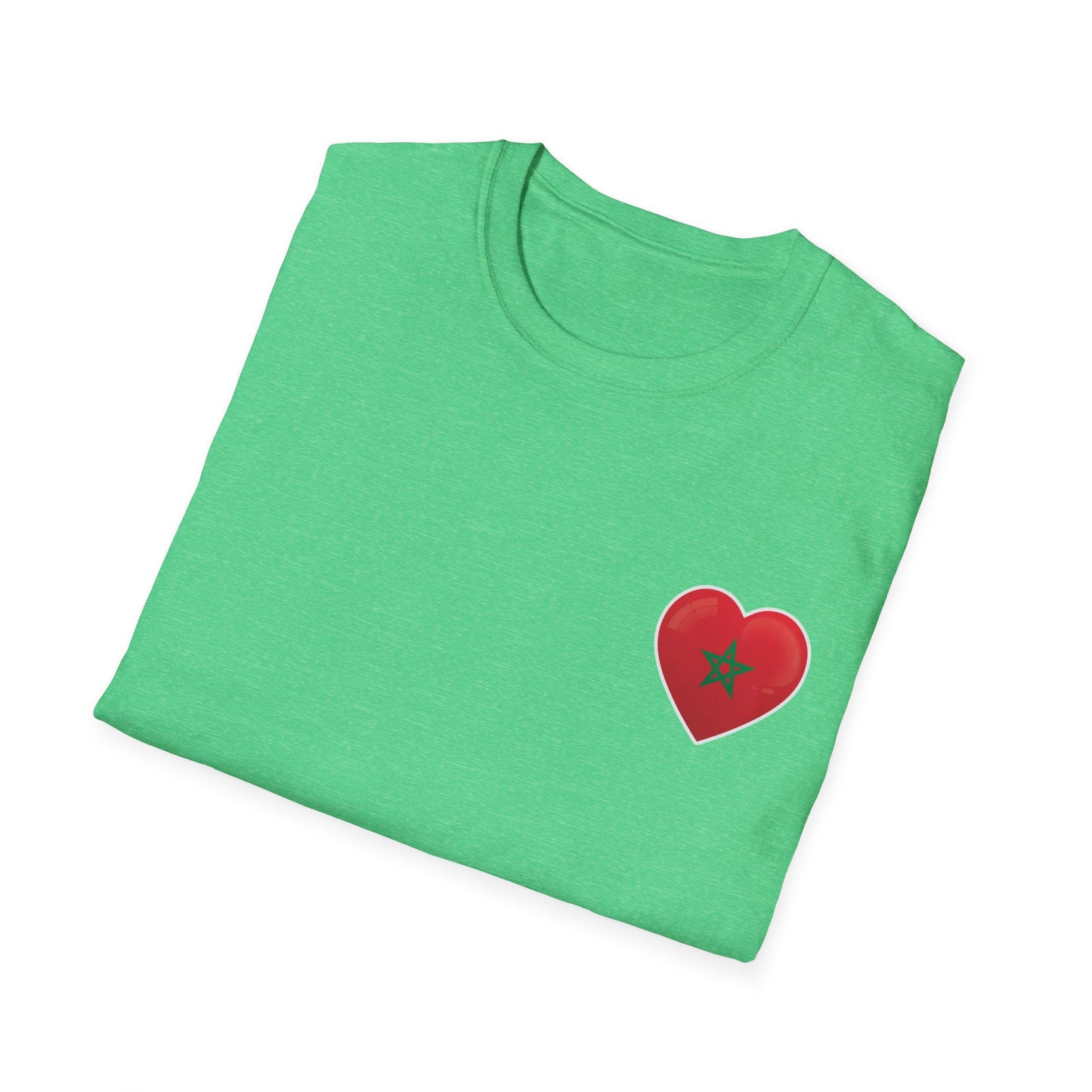 Heart Design Unisex Softstyle T-Shirt, Cute Gift for Couples, Valentine's Day, Casual Wear, Love Theme, Soft Cotton Tee