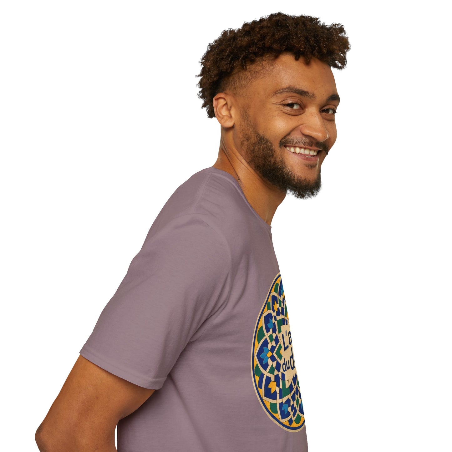 Artistic Detail Unisex T-Shirt, Mandala Tee, Boho Style Shirt, Relaxed Fit Top, Gift for Art Lovers, Casual Wear