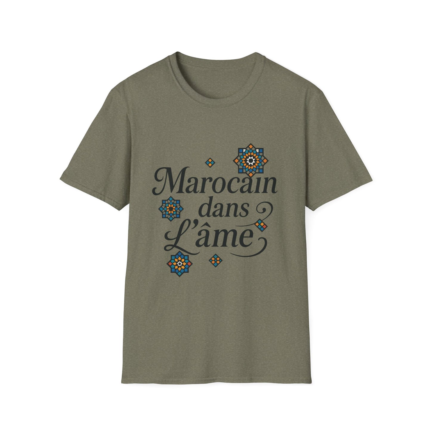 Moroccan Slogan Zellige Unisex T-Shirt