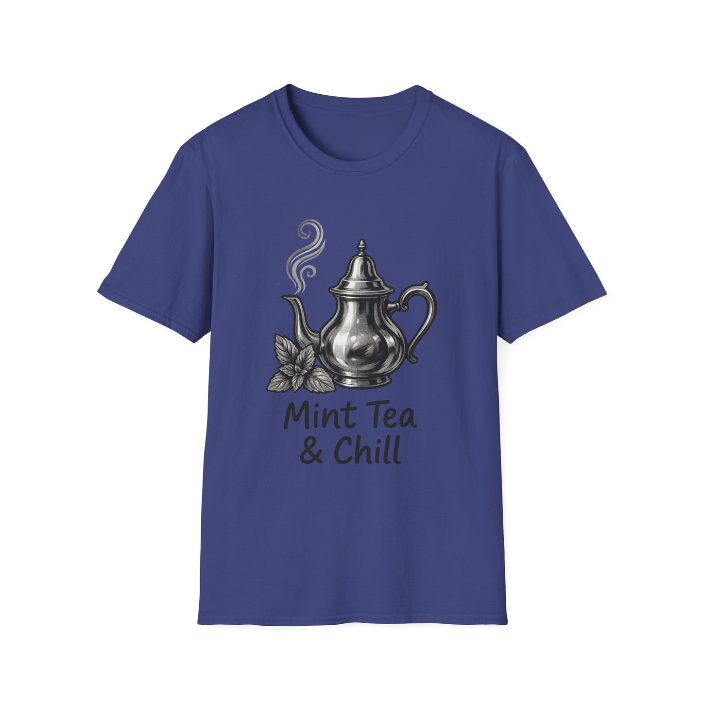 Mint Tea & Chill Unisex T-Shirt, Cozy Tee, Perfect Gift for Tea Lovers, Casual Wear, Relaxation
