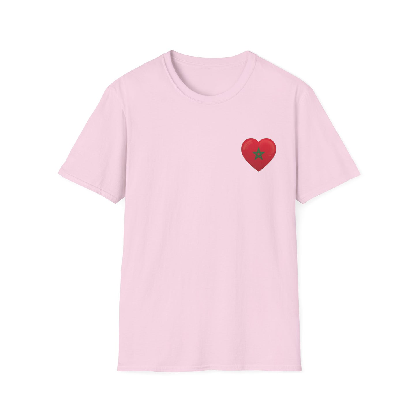 Heart Design Unisex Softstyle T-Shirt, Cute Gift for Couples, Valentine's Day, Casual Wear, Love Theme, Soft Cotton Tee