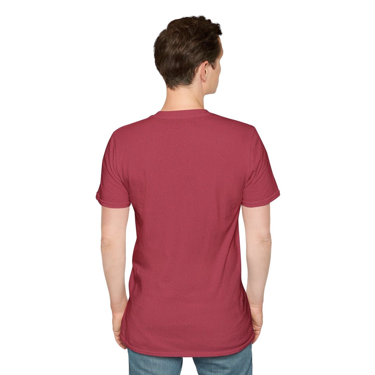 Heart Design Unisex Softstyle T-Shirt, Cute Gift for Couples, Valentine's Day, Casual Wear, Love Theme, Soft Cotton Tee