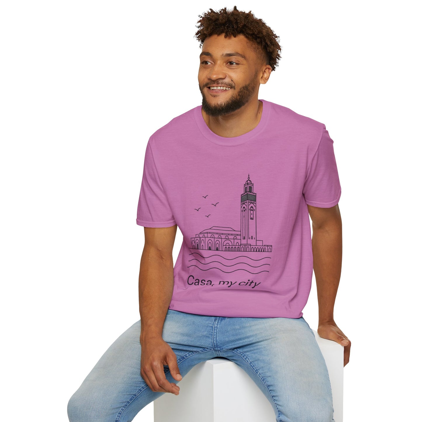 Casa My City Unisex Softstyle T-Shirt, Casual Tee, Gift for City Lovers, Urban Wear, Travel Souvenir, Home Décor Apparel