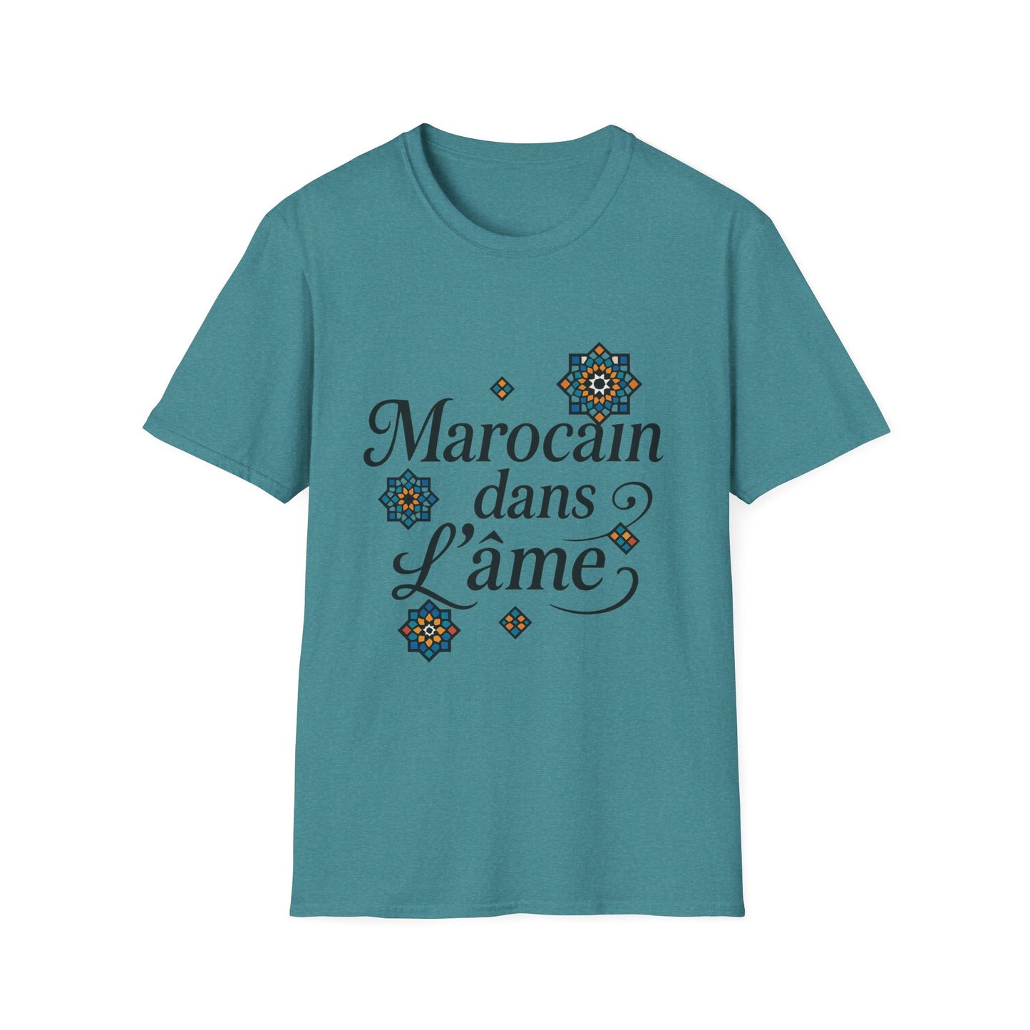 Moroccan Slogan Zellige Unisex T-Shirt