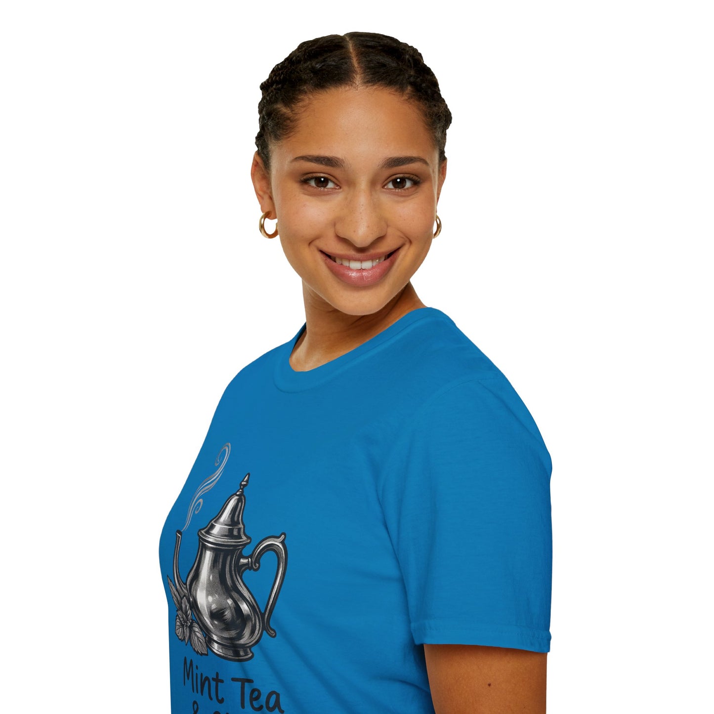 Mint Tea & Chill Unisex T-Shirt, Cozy Tee, Perfect Gift for Tea Lovers, Casual Wear, Relaxation