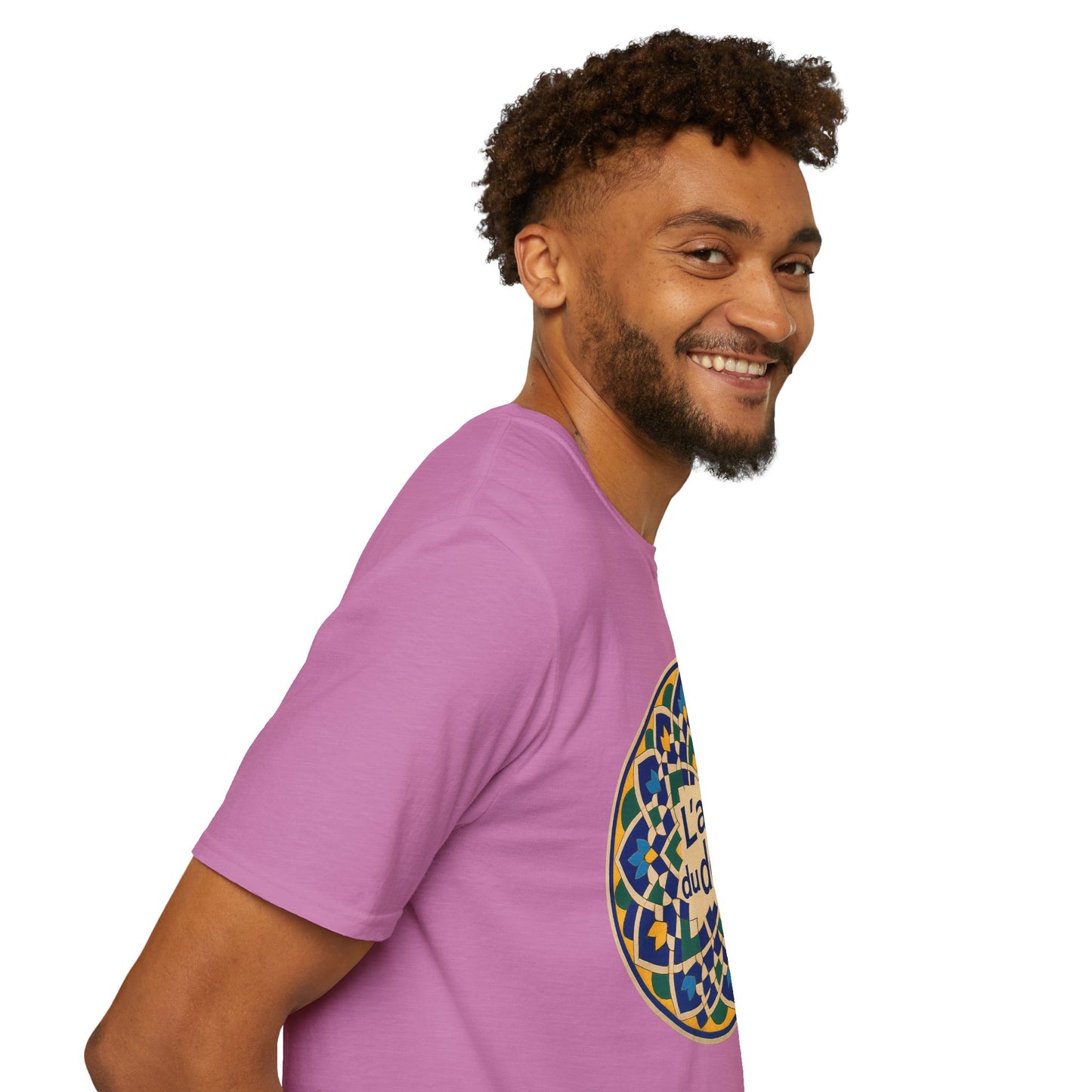 Artistic Detail Unisex T-Shirt, Mandala Tee, Boho Style Shirt, Relaxed Fit Top, Gift for Art Lovers, Casual Wear
