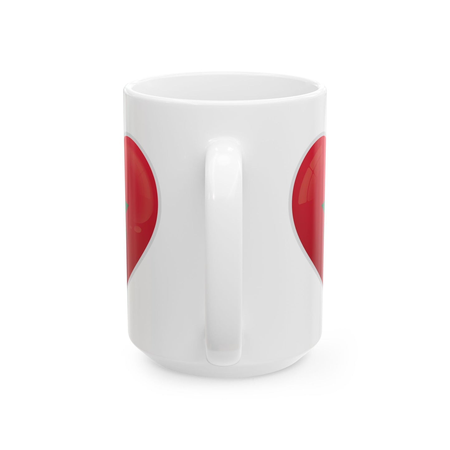 Heart Shaped Ceramic Mug - Cute Gift for Couples, Coffee Lovers, Valentine's Day, Engagement, Home Decor, Unique Drinkware