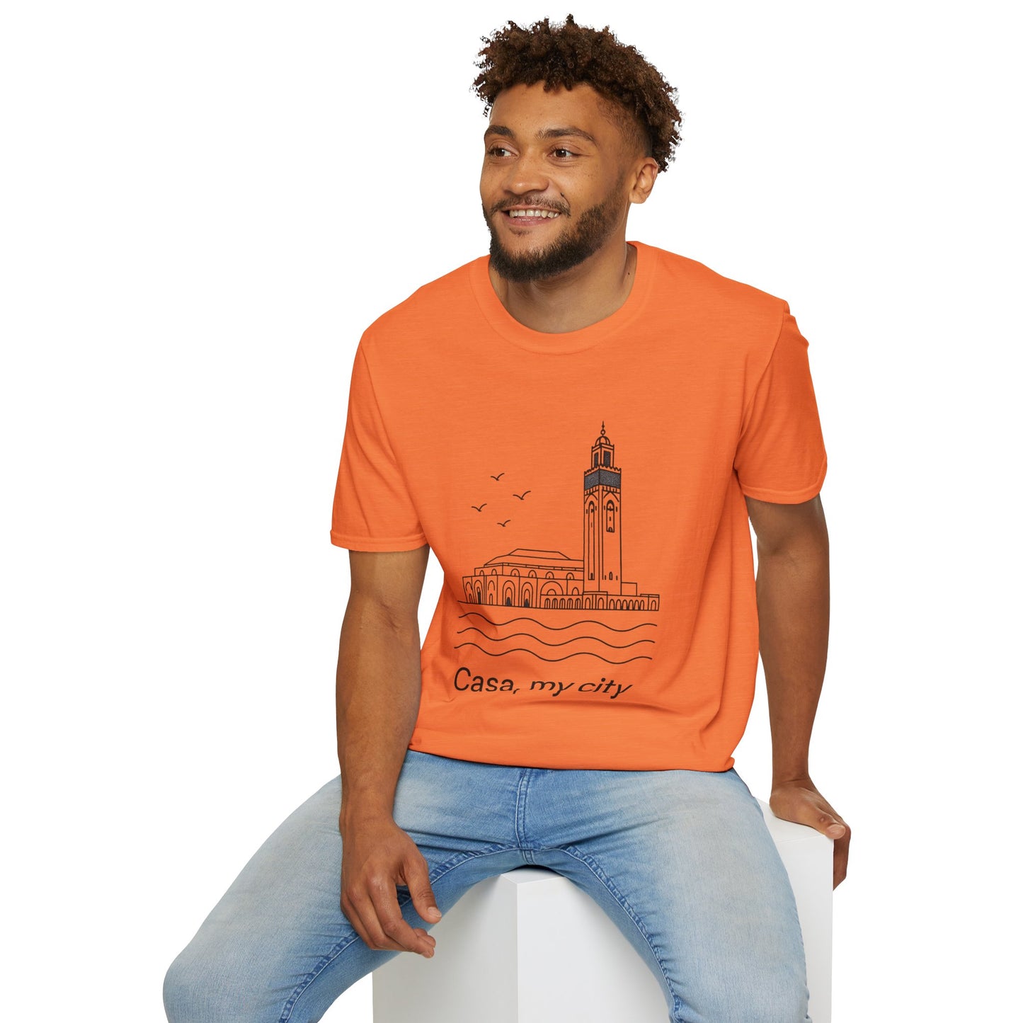 Casa My City Unisex Softstyle T-Shirt, Casual Tee, Gift for City Lovers, Urban Wear, Travel Souvenir, Home Décor Apparel