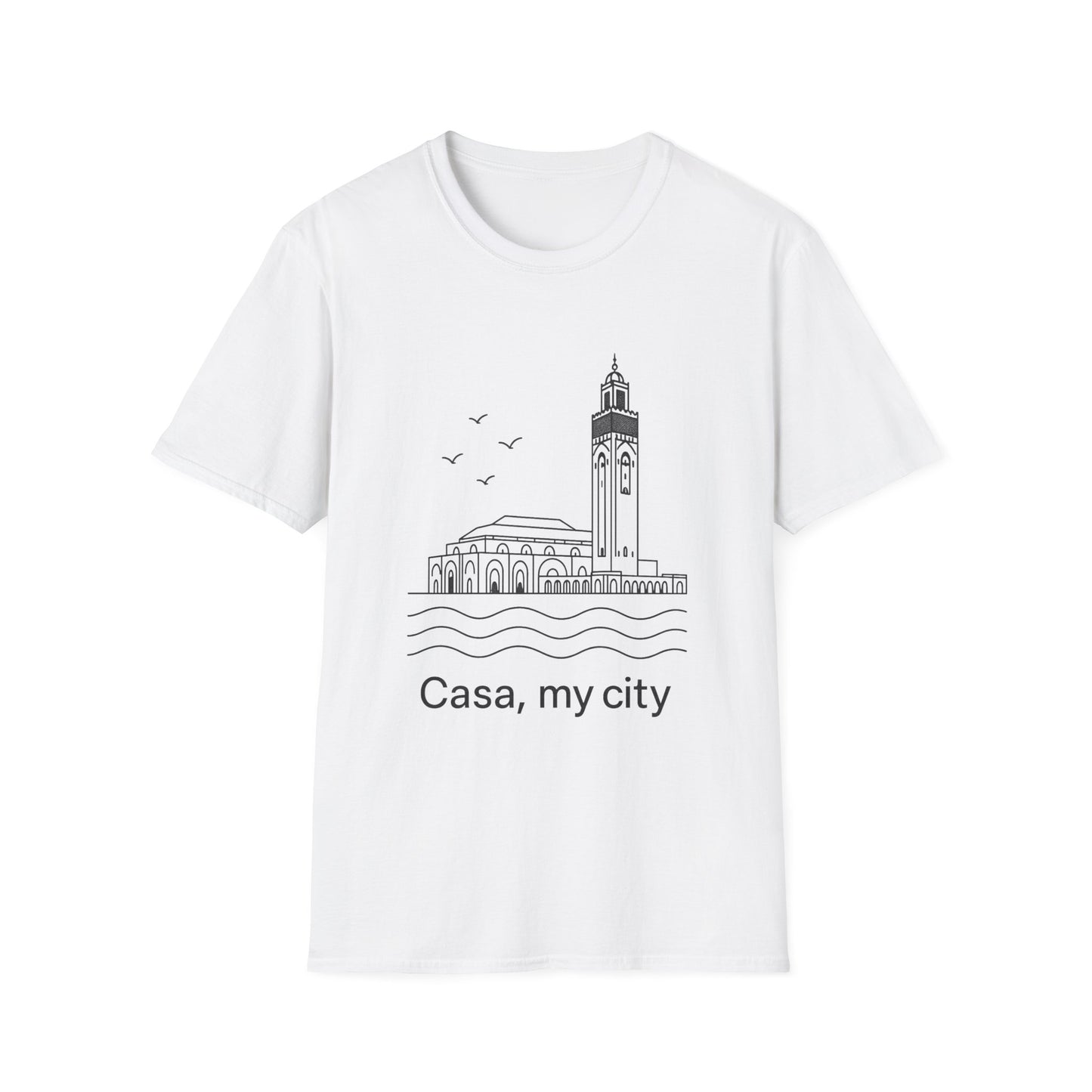 Casa My City Unisex Softstyle T-Shirt, Casual Tee, Gift for City Lovers, Urban Wear, Travel Souvenir, Home Décor Apparel