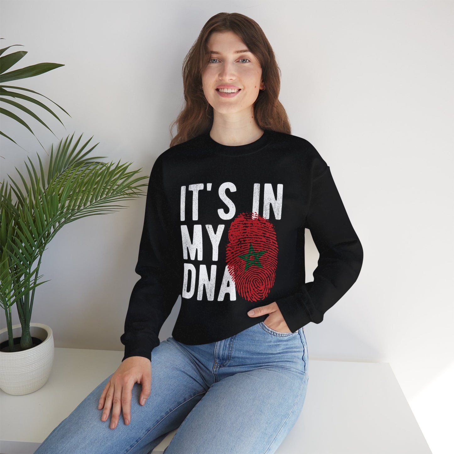 Genetic Legacy Crewneck Sweatshirt - Cozy DNA Print Sweatshirt, Gift for Science Lovers, Family Reunion, Biology Enthusiasts