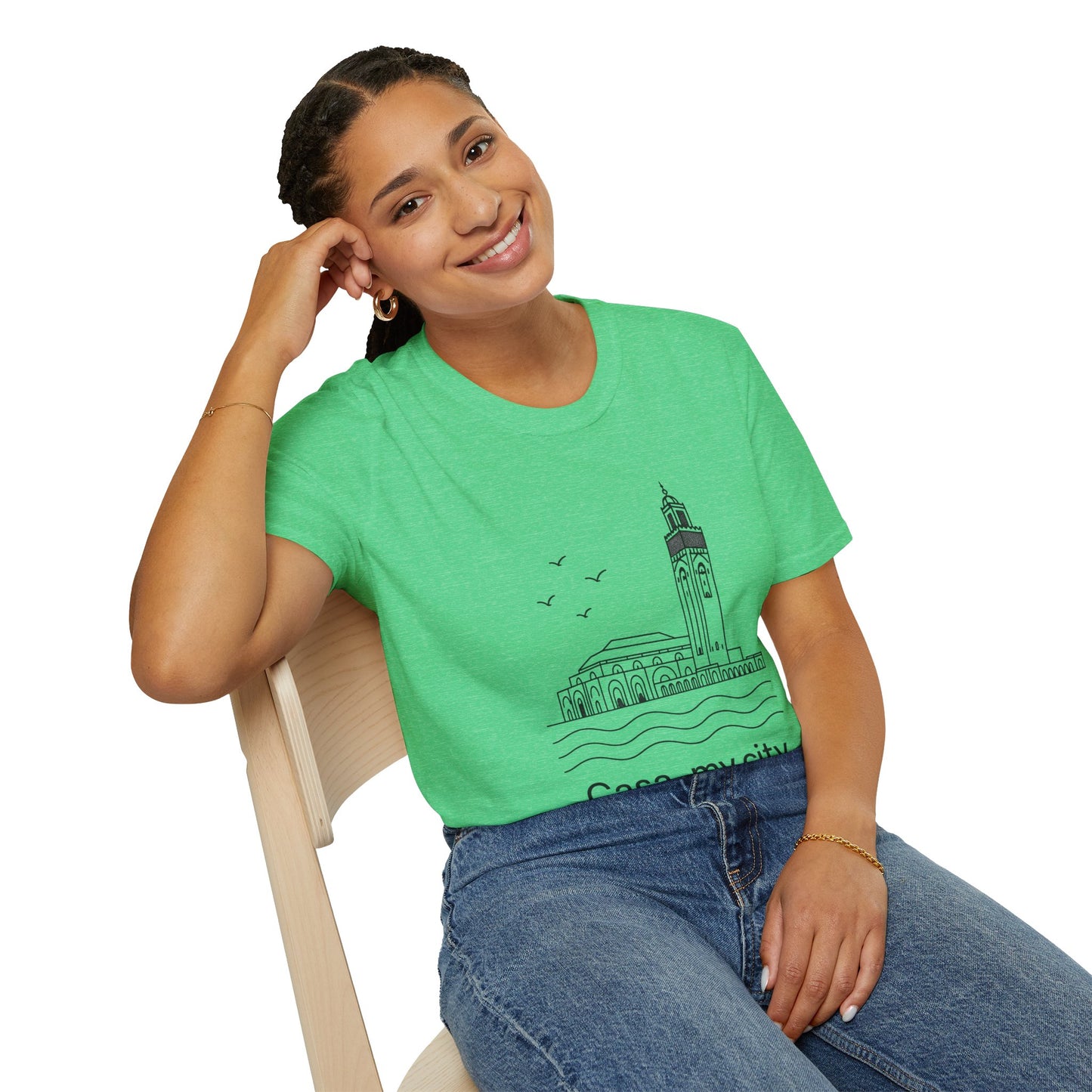 Casa My City Unisex Softstyle T-Shirt, Casual Tee, Gift for City Lovers, Urban Wear, Travel Souvenir, Home Décor Apparel