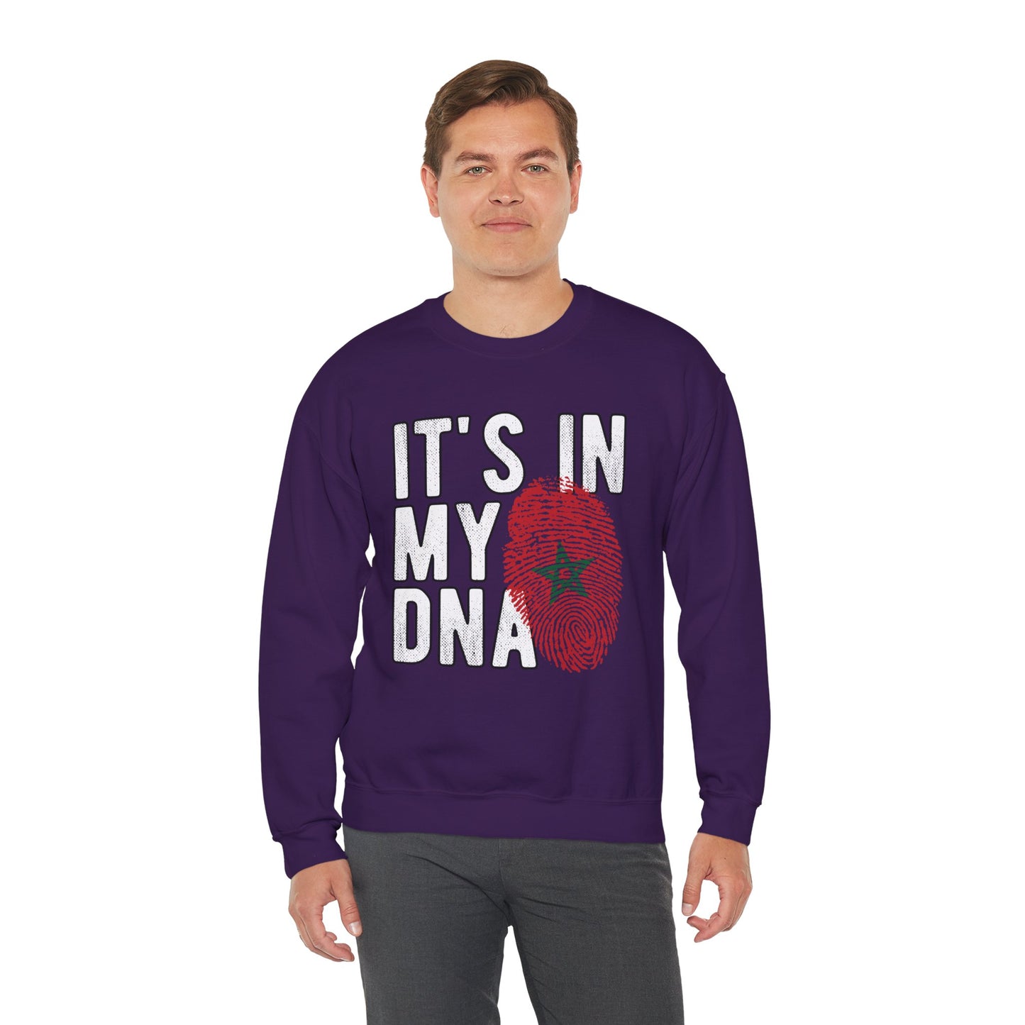 Genetic Legacy Crewneck Sweatshirt - Cozy DNA Print Sweatshirt, Gift for Science Lovers, Family Reunion, Biology Enthusiasts