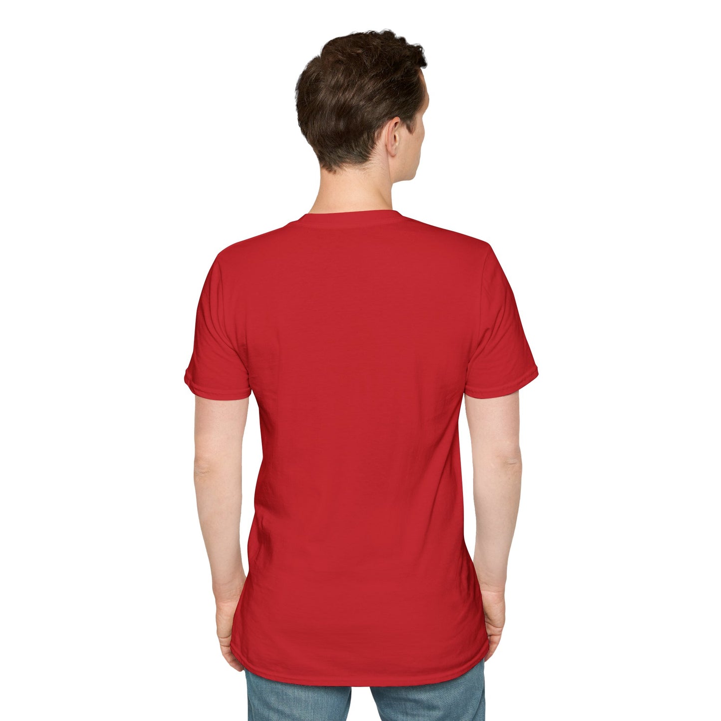 Heart Design Unisex Softstyle T-Shirt, Cute Gift for Couples, Valentine's Day, Casual Wear, Love Theme, Soft Cotton Tee
