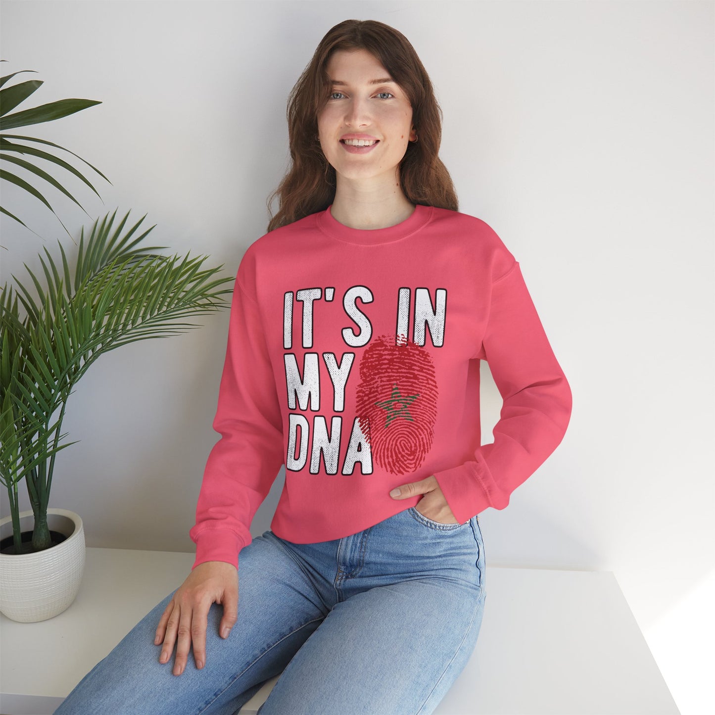 Genetic Legacy Crewneck Sweatshirt - Cozy DNA Print Sweatshirt, Gift for Science Lovers, Family Reunion, Biology Enthusiasts
