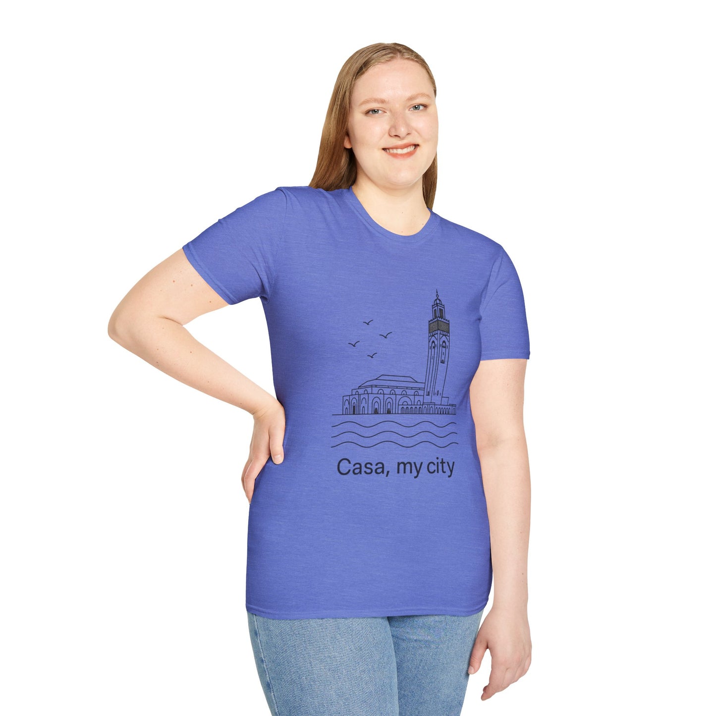 Casa My City Unisex Softstyle T-Shirt, Casual Tee, Gift for City Lovers, Urban Wear, Travel Souvenir, Home Décor Apparel