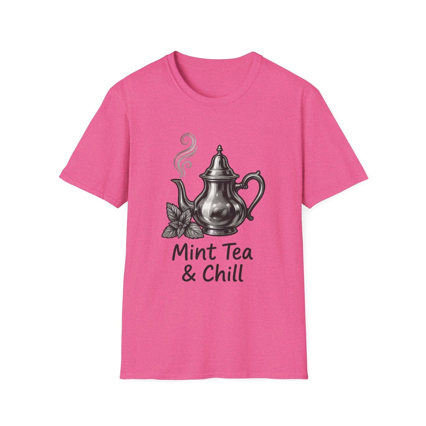 Mint Tea & Chill Unisex T-Shirt, Cozy Tee, Perfect Gift for Tea Lovers, Casual Wear, Relaxation