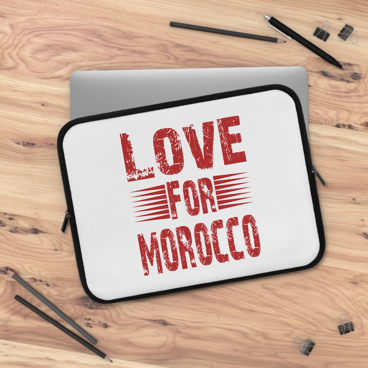 Moroccan Love Laptop Sleeve | Stylish Tech Case, Gift for Travelers, Personalized Sleeve, Unique Computer Accessory, Holiday Present