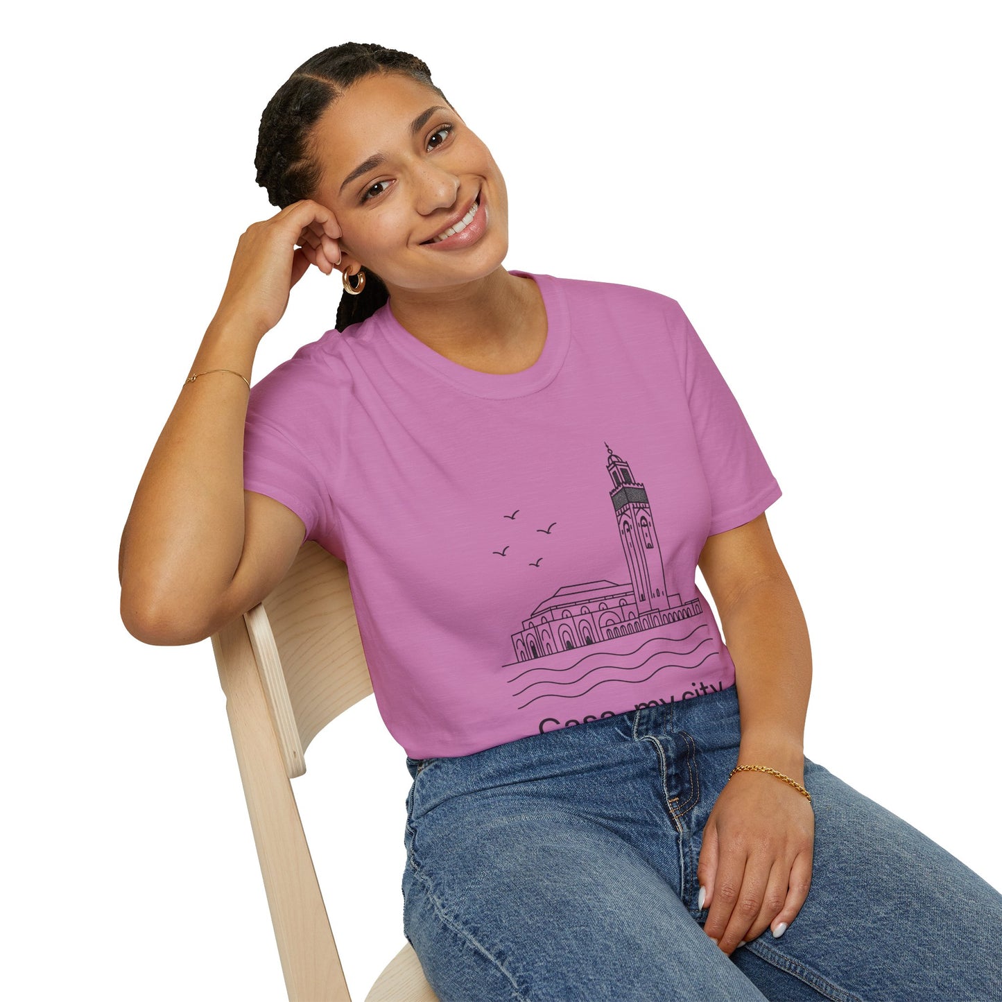 Casa My City Unisex Softstyle T-Shirt, Casual Tee, Gift for City Lovers, Urban Wear, Travel Souvenir, Home Décor Apparel
