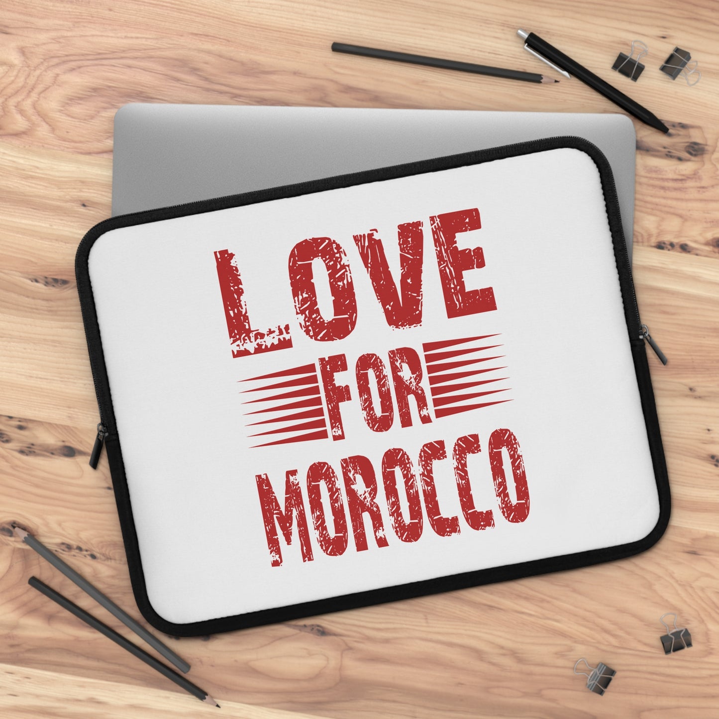 Moroccan Love Laptop Sleeve | Stylish Tech Case, Gift for Travelers, Personalized Sleeve, Unique Computer Accessory, Holiday Present