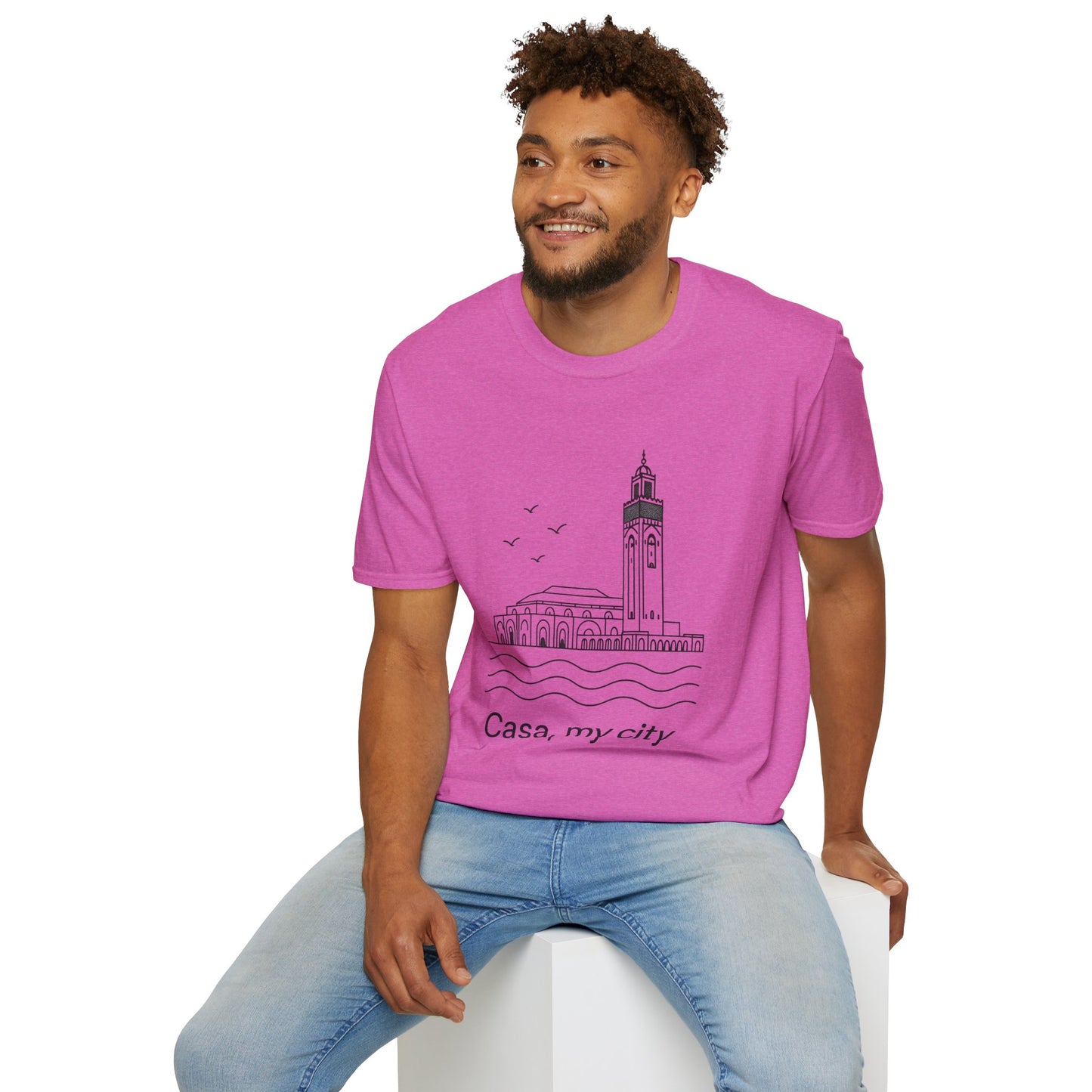 Casa My City Unisex Softstyle T-Shirt, Casual Tee, Gift for City Lovers, Urban Wear, Travel Souvenir, Home Décor Apparel