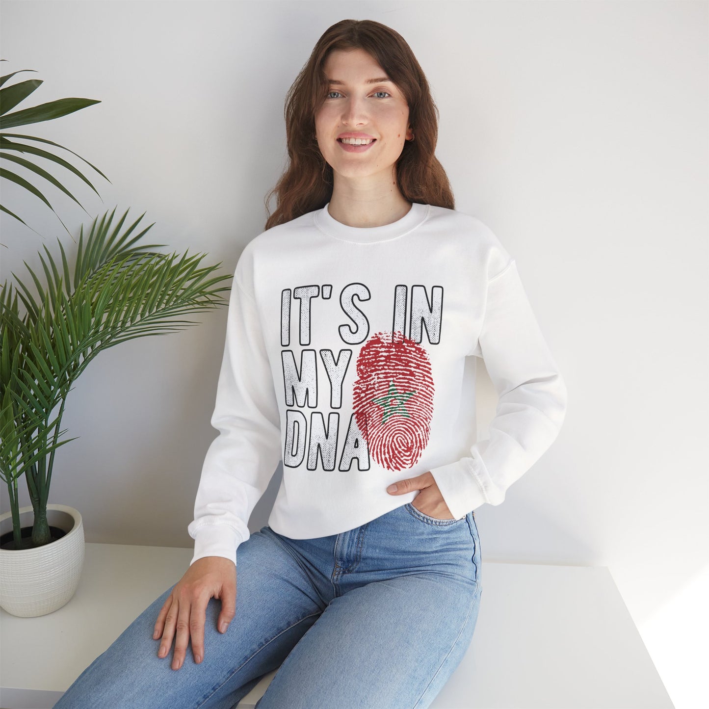 Genetic Legacy Crewneck Sweatshirt - Cozy DNA Print Sweatshirt, Gift for Science Lovers, Family Reunion, Biology Enthusiasts