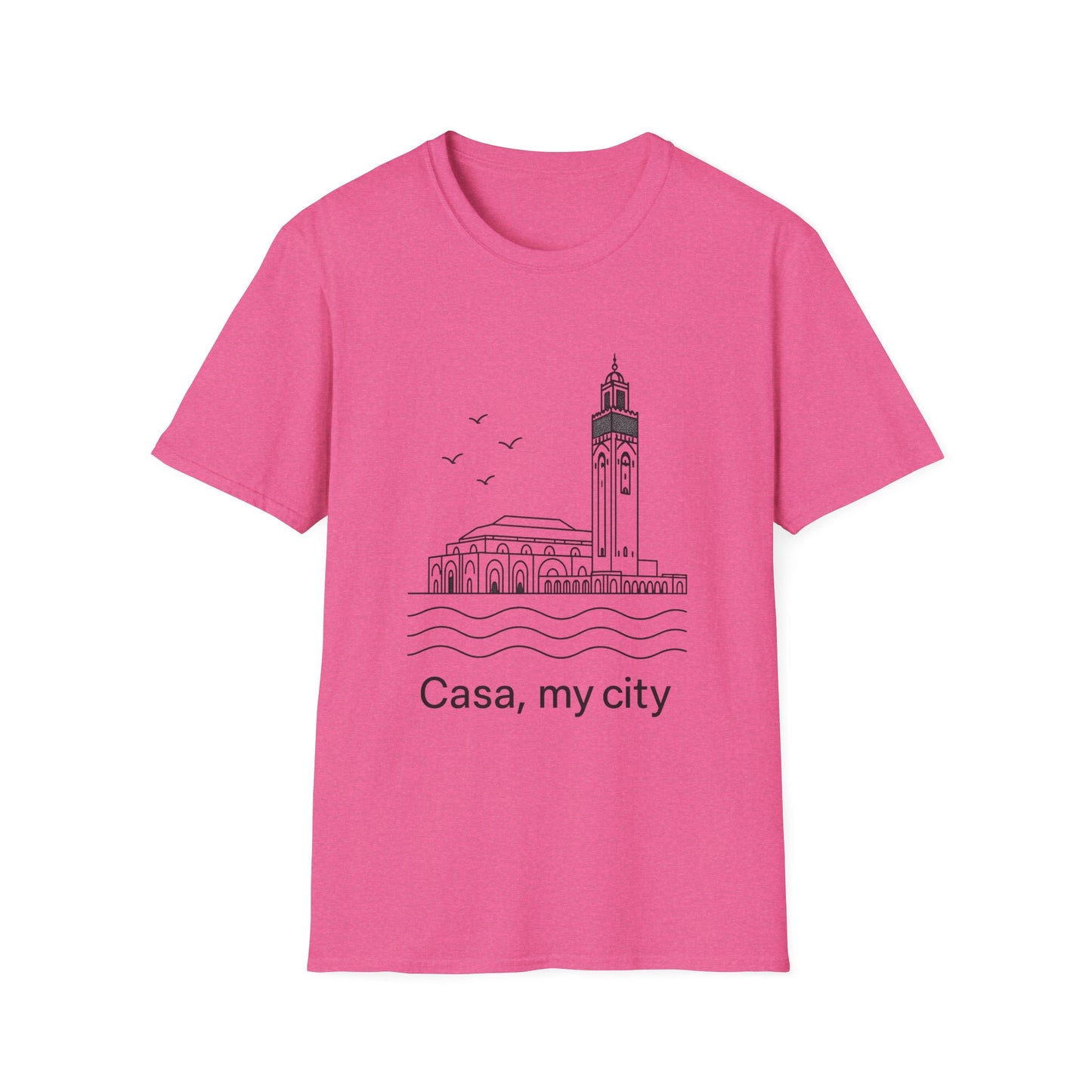 Casa My City Unisex Softstyle T-Shirt, Casual Tee, Gift for City Lovers, Urban Wear, Travel Souvenir, Home Décor Apparel