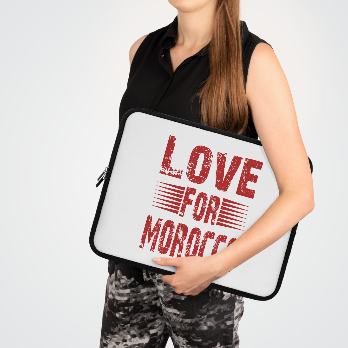 Moroccan Love Laptop Sleeve | Stylish Tech Case, Gift for Travelers, Personalized Sleeve, Unique Computer Accessory, Holiday Present