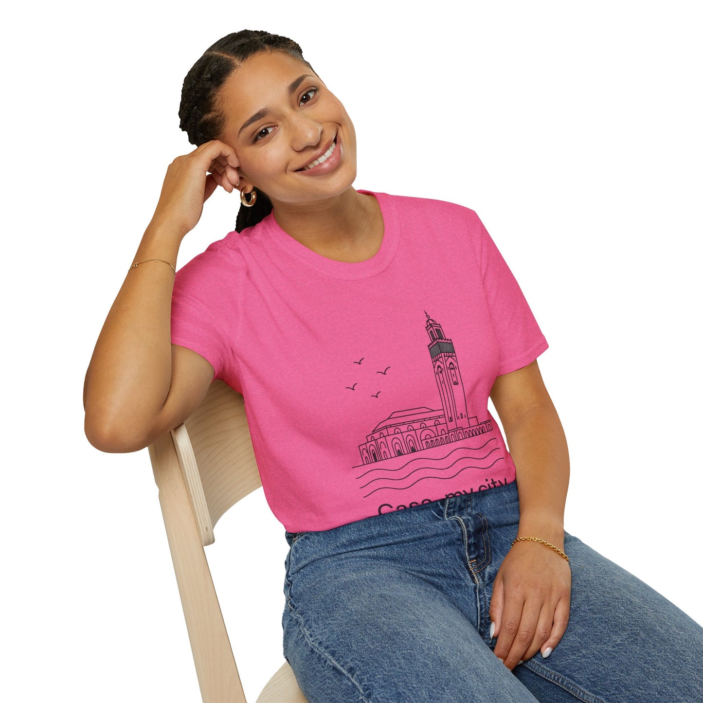 Casa My City Unisex Softstyle T-Shirt, Casual Tee, Gift for City Lovers, Urban Wear, Travel Souvenir, Home Décor Apparel