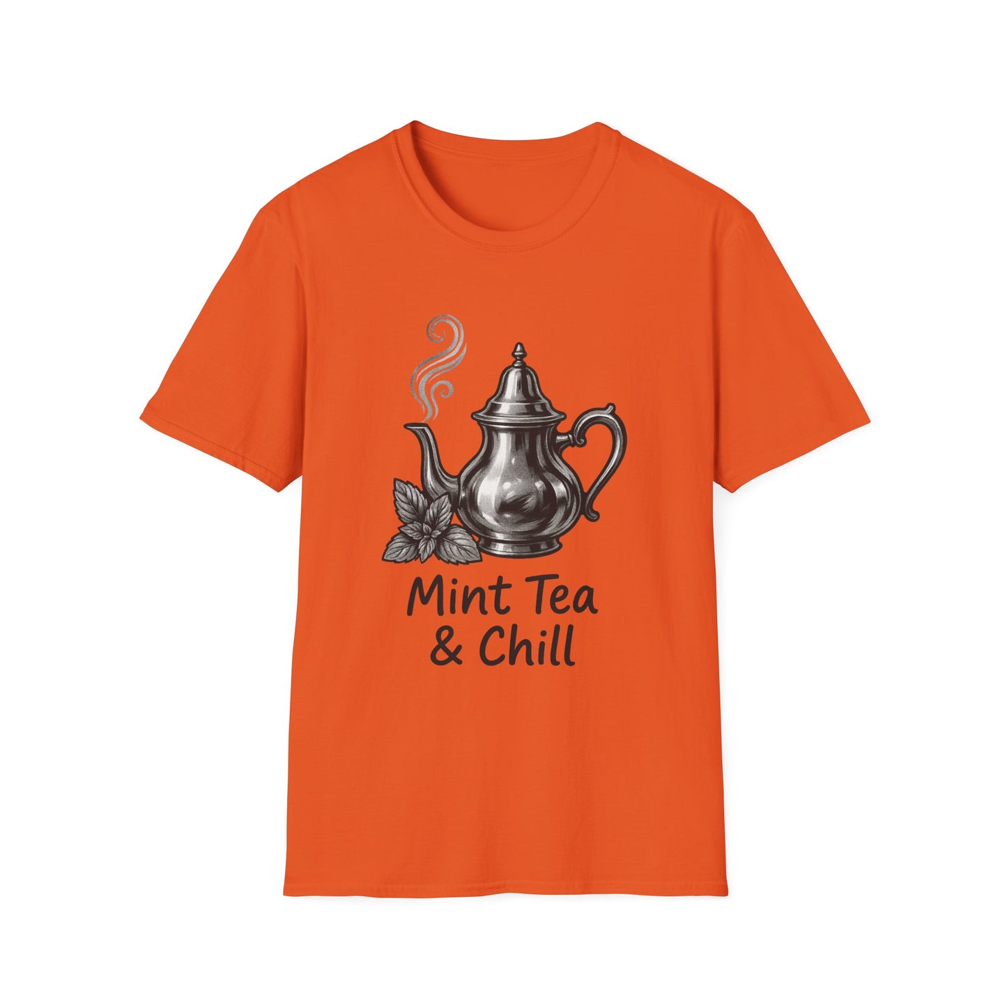 Mint Tea & Chill Unisex T-Shirt, Cozy Tee, Perfect Gift for Tea Lovers, Casual Wear, Relaxation