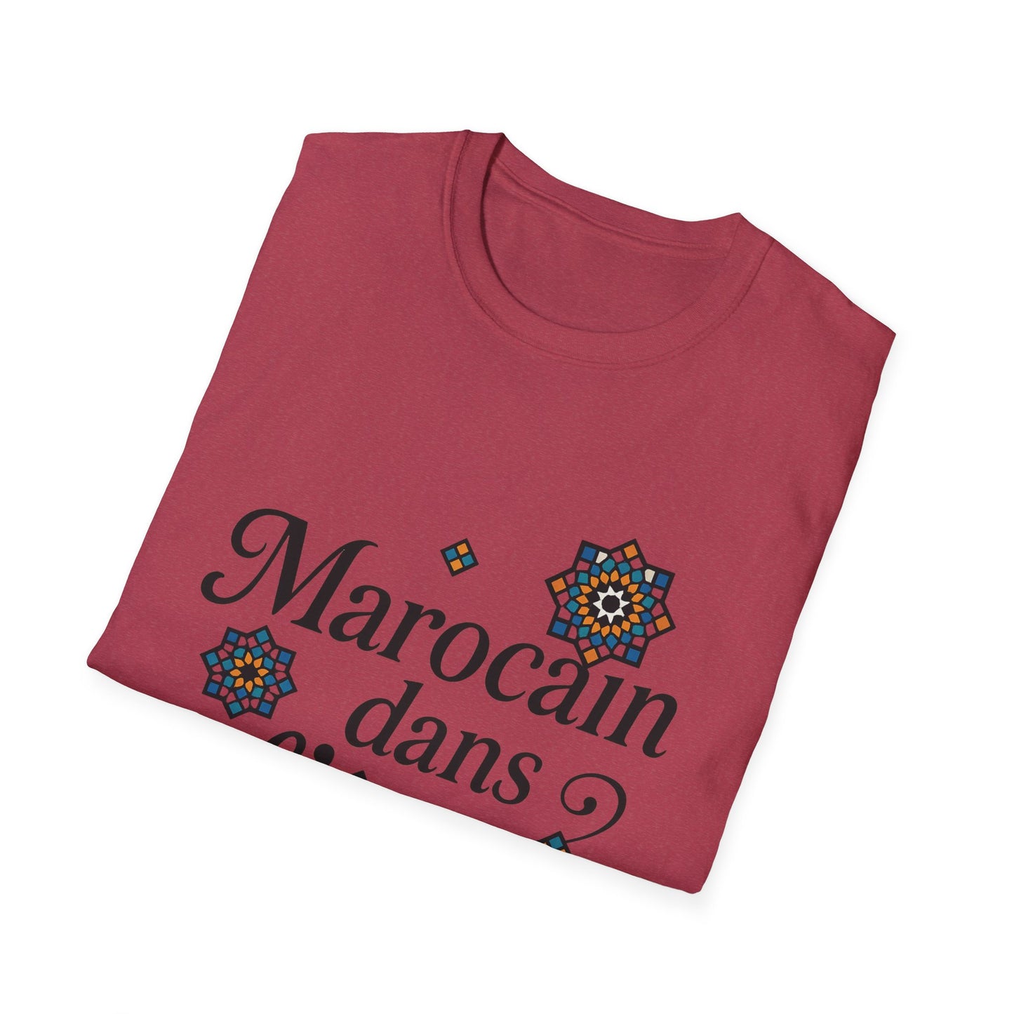 Moroccan Slogan Zellige Unisex T-Shirt