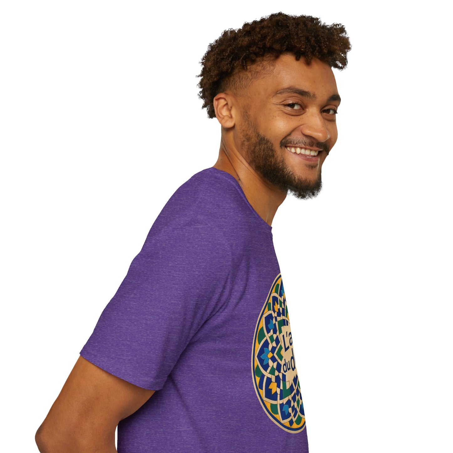 Artistic Detail Unisex T-Shirt, Mandala Tee, Boho Style Shirt, Relaxed Fit Top, Gift for Art Lovers, Casual Wear