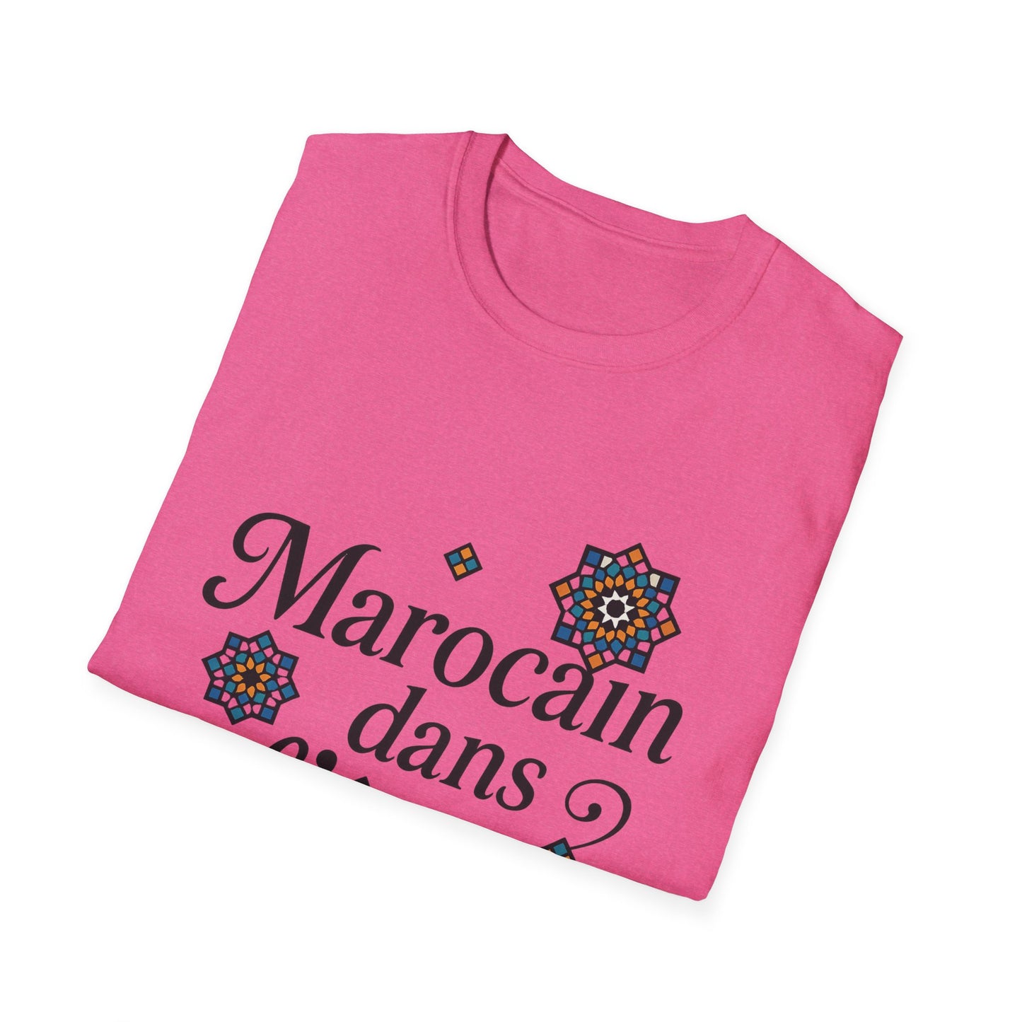 Moroccan Slogan Zellige Unisex T-Shirt