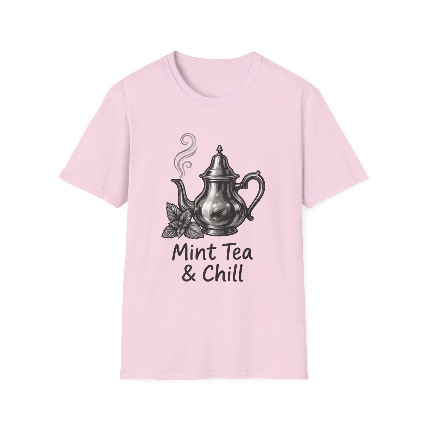 Mint Tea & Chill Unisex T-Shirt, Cozy Tee, Perfect Gift for Tea Lovers, Casual Wear, Relaxation