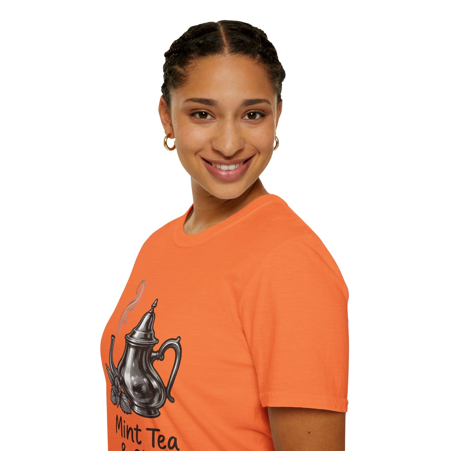 Mint Tea & Chill Unisex T-Shirt, Cozy Tee, Perfect Gift for Tea Lovers, Casual Wear, Relaxation