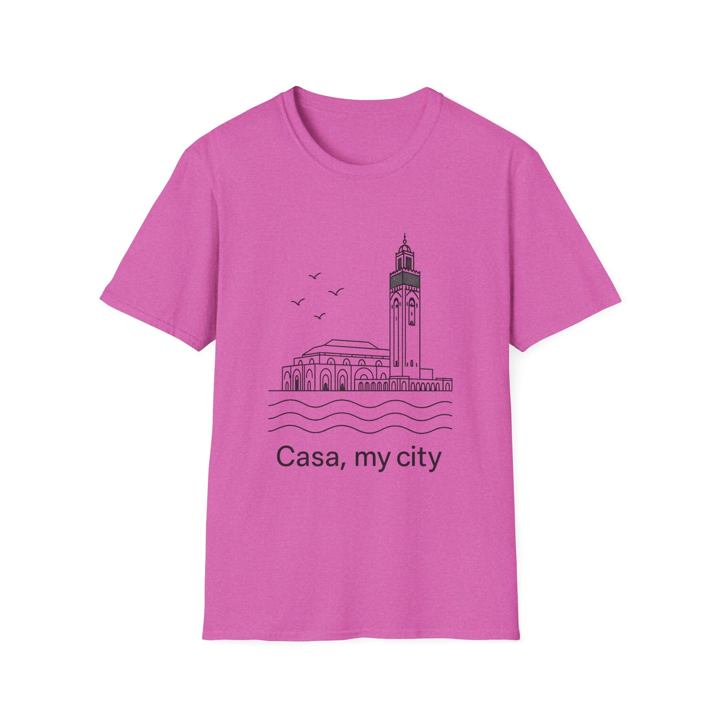 Casa My City Unisex Softstyle T-Shirt, Casual Tee, Gift for City Lovers, Urban Wear, Travel Souvenir, Home Décor Apparel