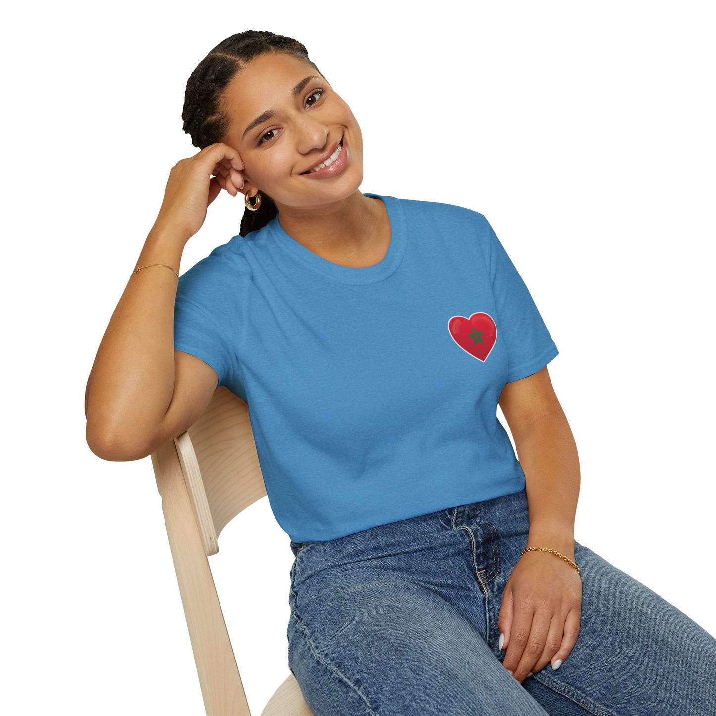 Heart Design Unisex Softstyle T-Shirt, Cute Gift for Couples, Valentine's Day, Casual Wear, Love Theme, Soft Cotton Tee