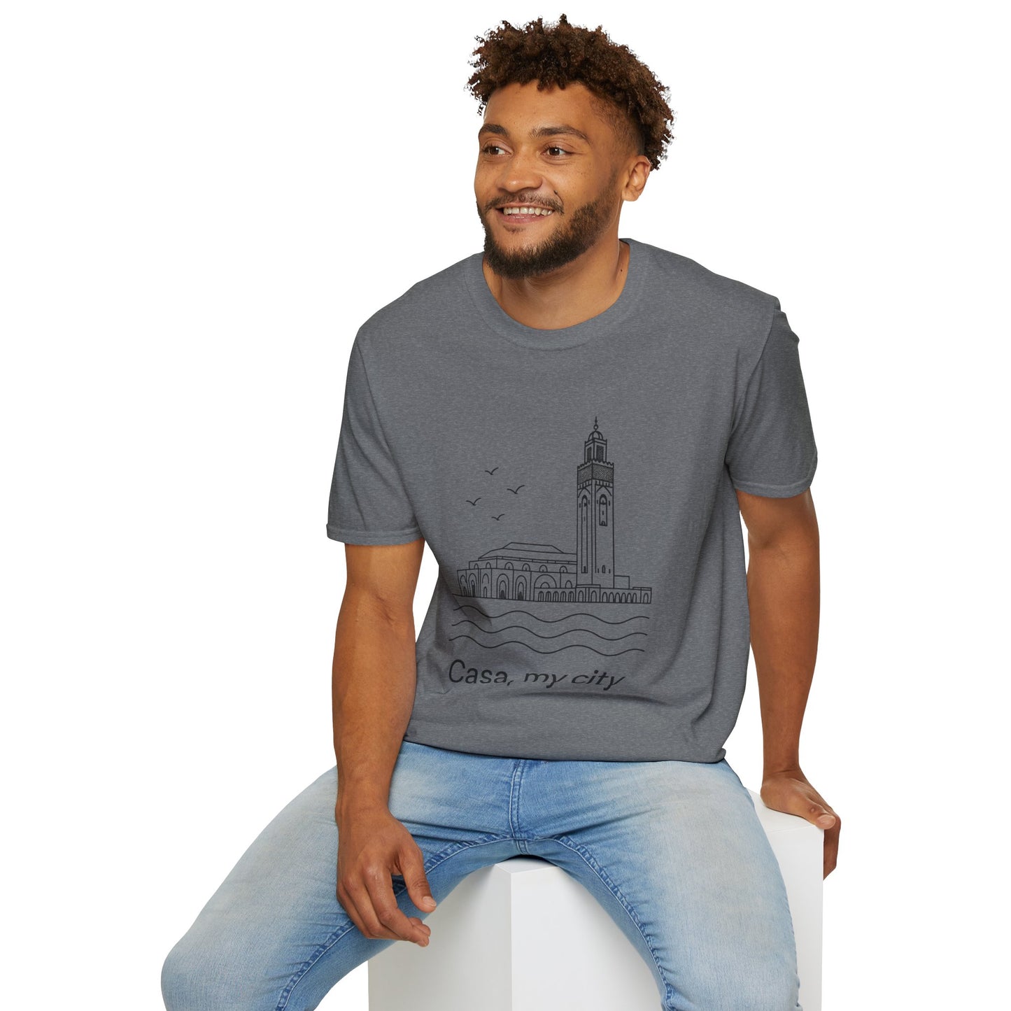 Casa My City Unisex Softstyle T-Shirt, Casual Tee, Gift for City Lovers, Urban Wear, Travel Souvenir, Home Décor Apparel