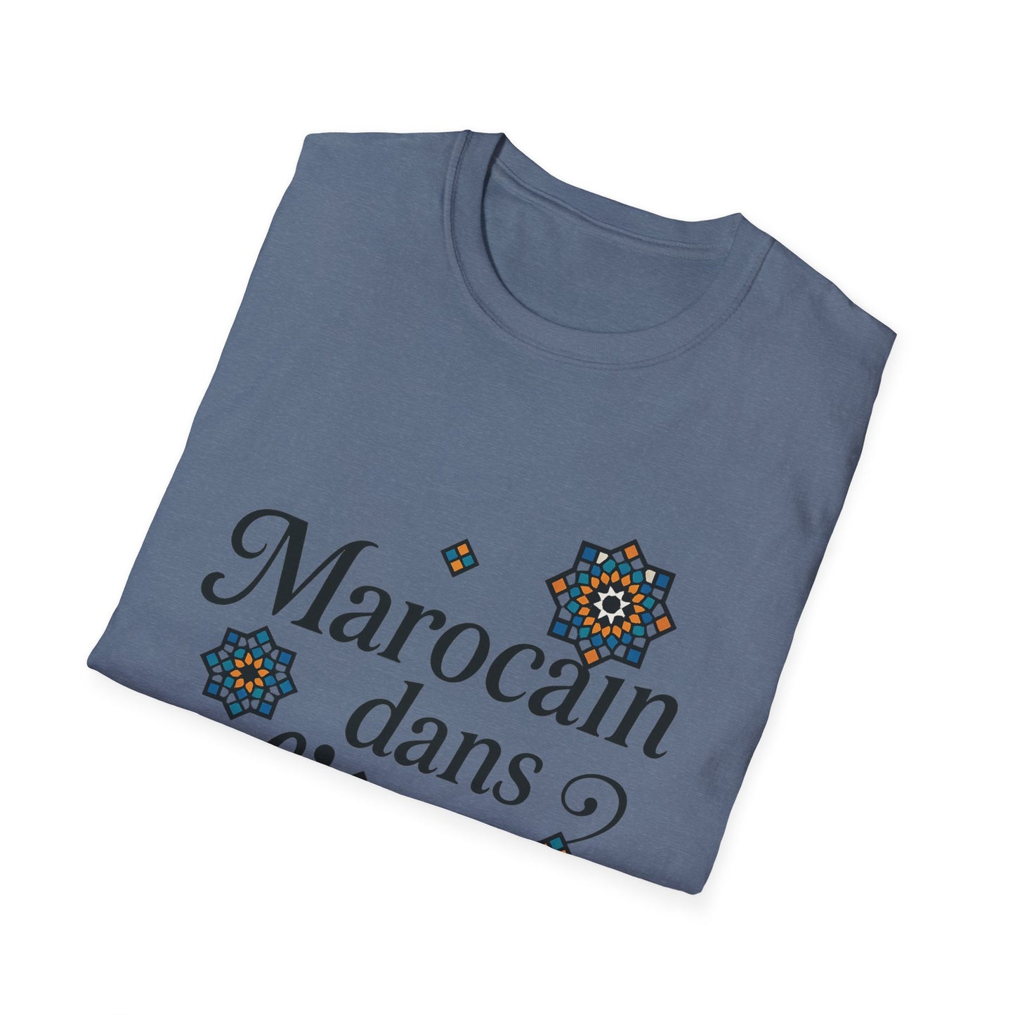 Moroccan Slogan Zellige Unisex T-Shirt