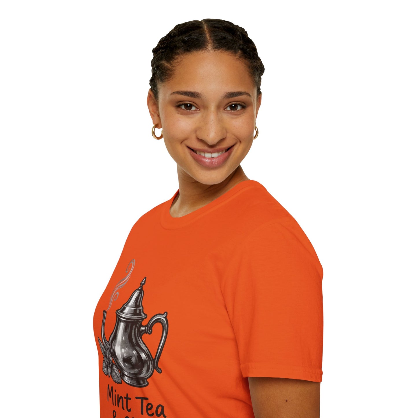 Mint Tea & Chill Unisex T-Shirt, Cozy Tee, Perfect Gift for Tea Lovers, Casual Wear, Relaxation