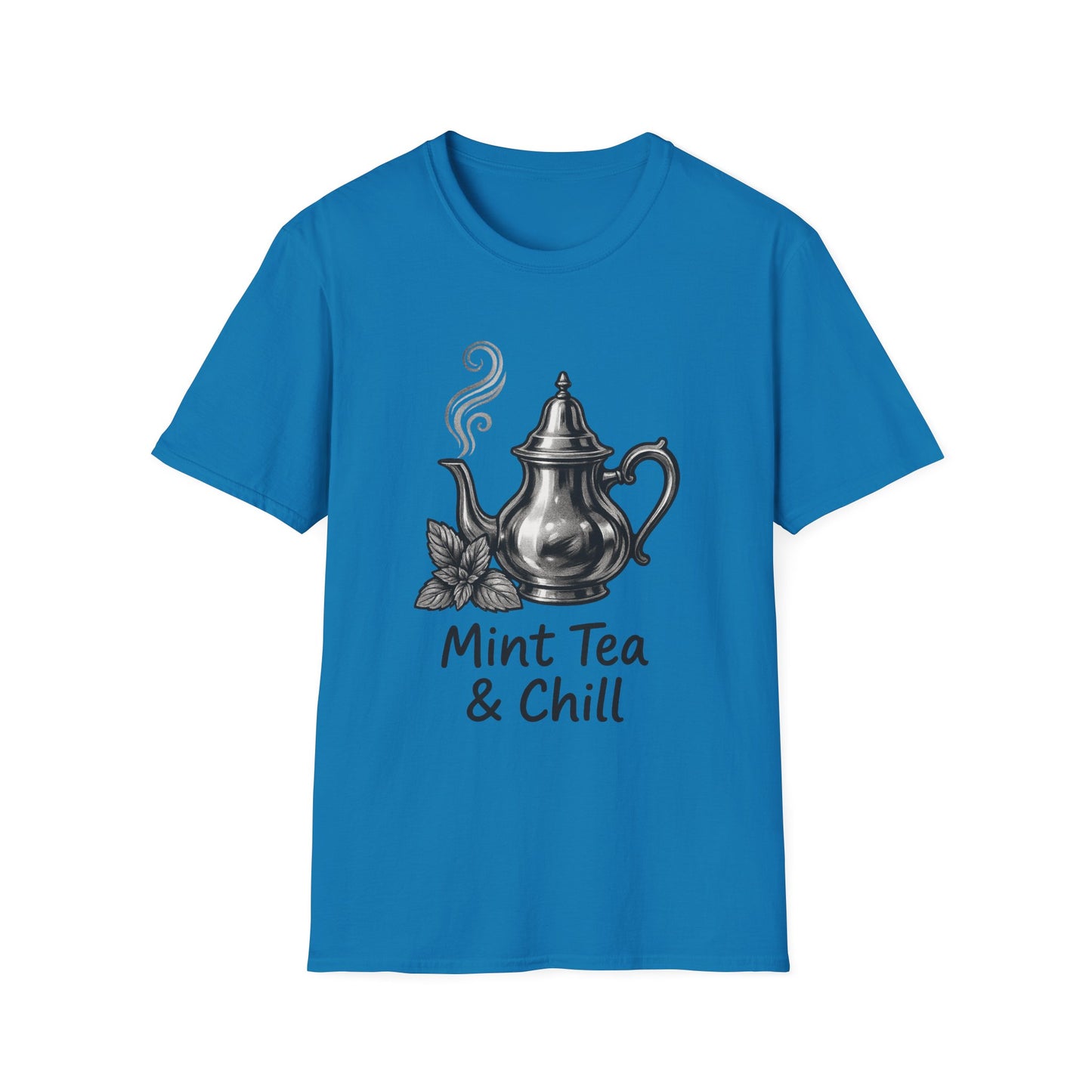 Mint Tea & Chill Unisex T-Shirt, Cozy Tee, Perfect Gift for Tea Lovers, Casual Wear, Relaxation