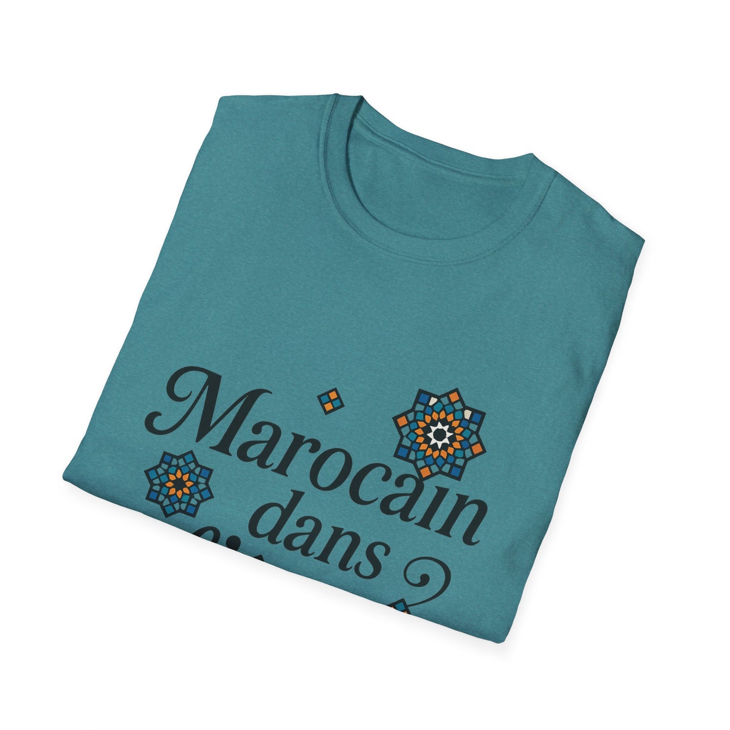 Moroccan Slogan Zellige Unisex T-Shirt